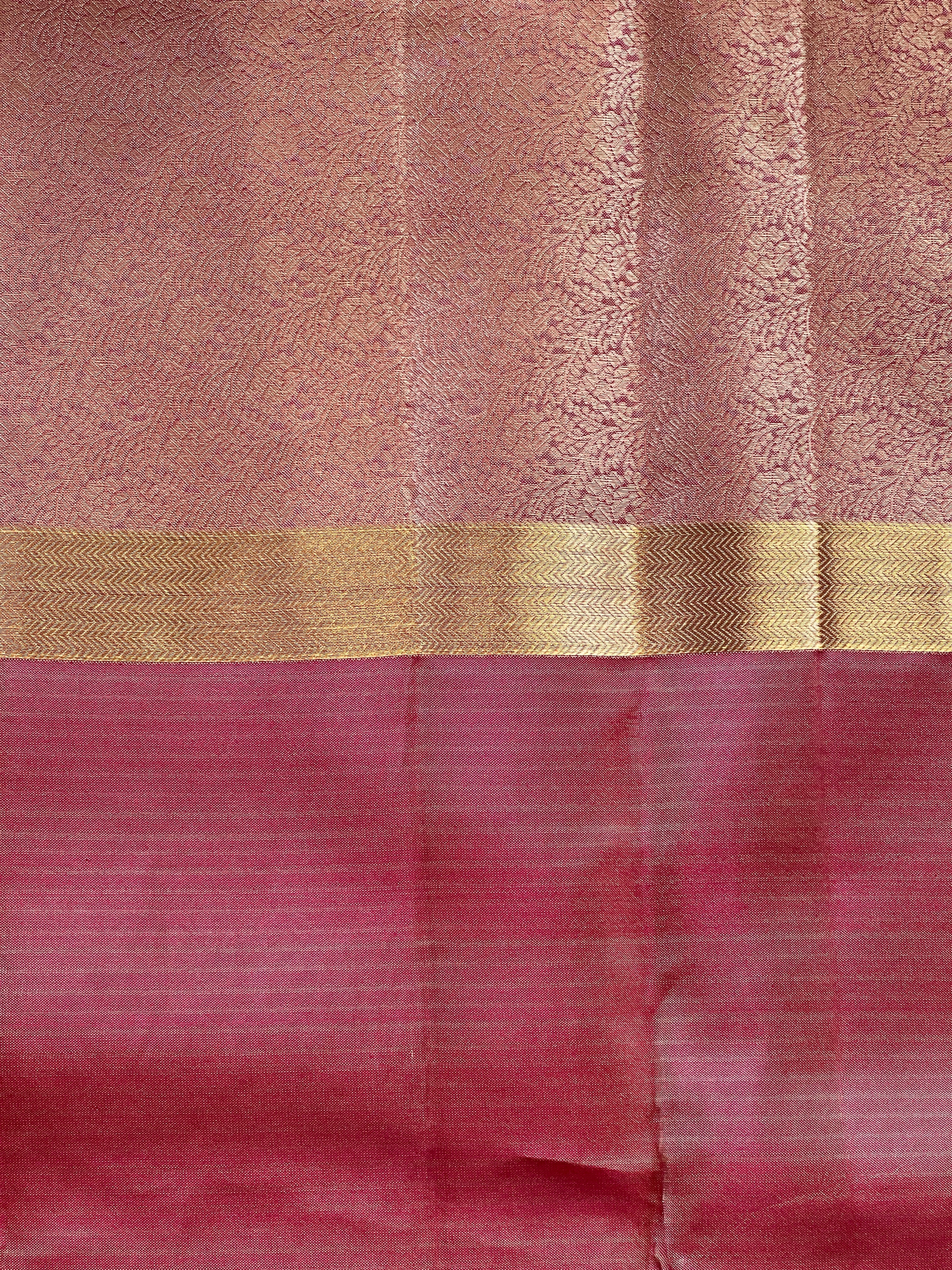 Self Woven Body Design Soft Silk Saree | KTS223