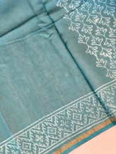 Block Printed Chanderi Saree | JKL341