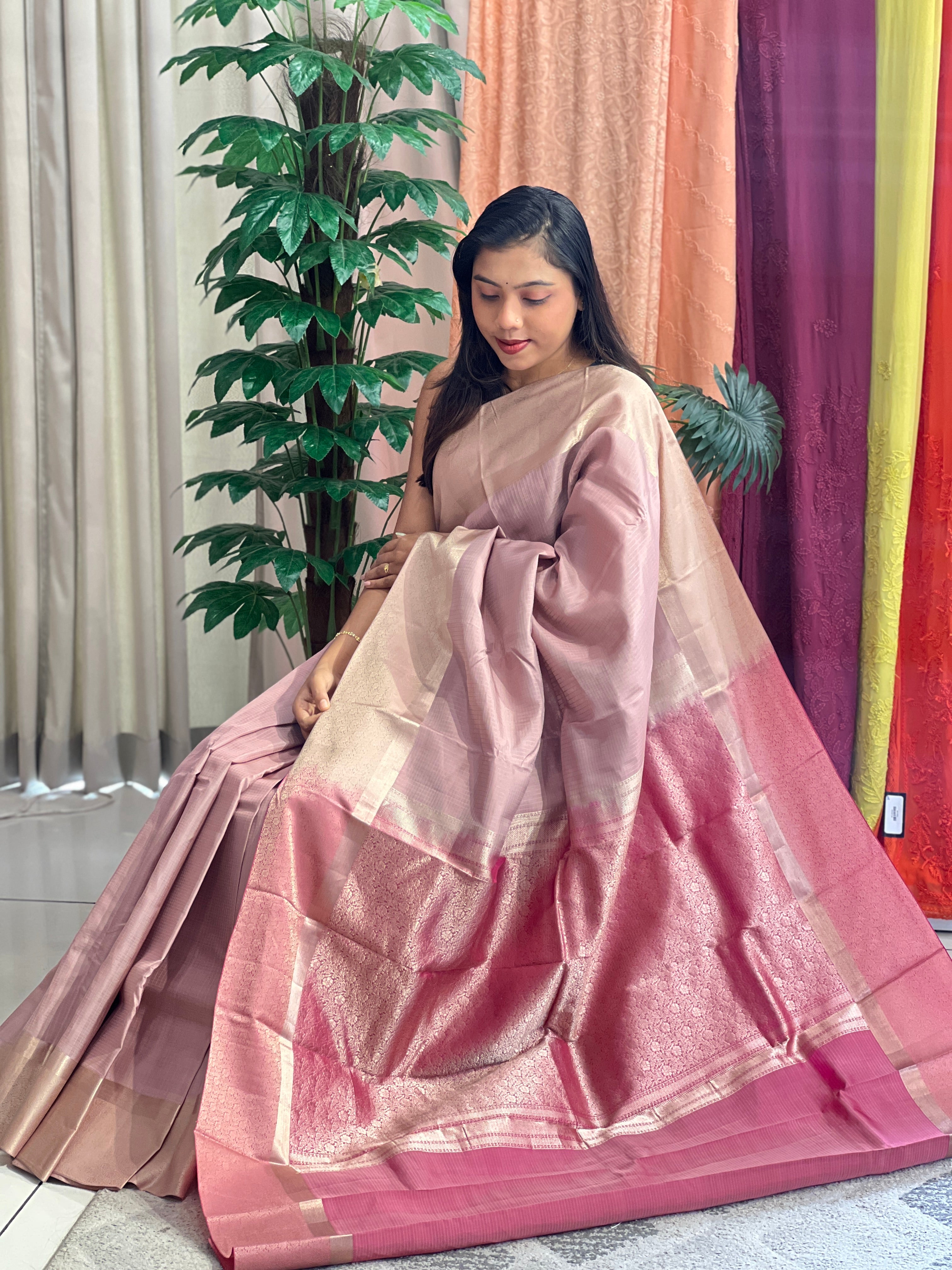 Self Woven Body Design Soft Silk Saree | KTS221