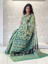 Block Printed Chanderi Saree | JKL331