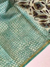 Block Printed Chanderi Saree | JKL331