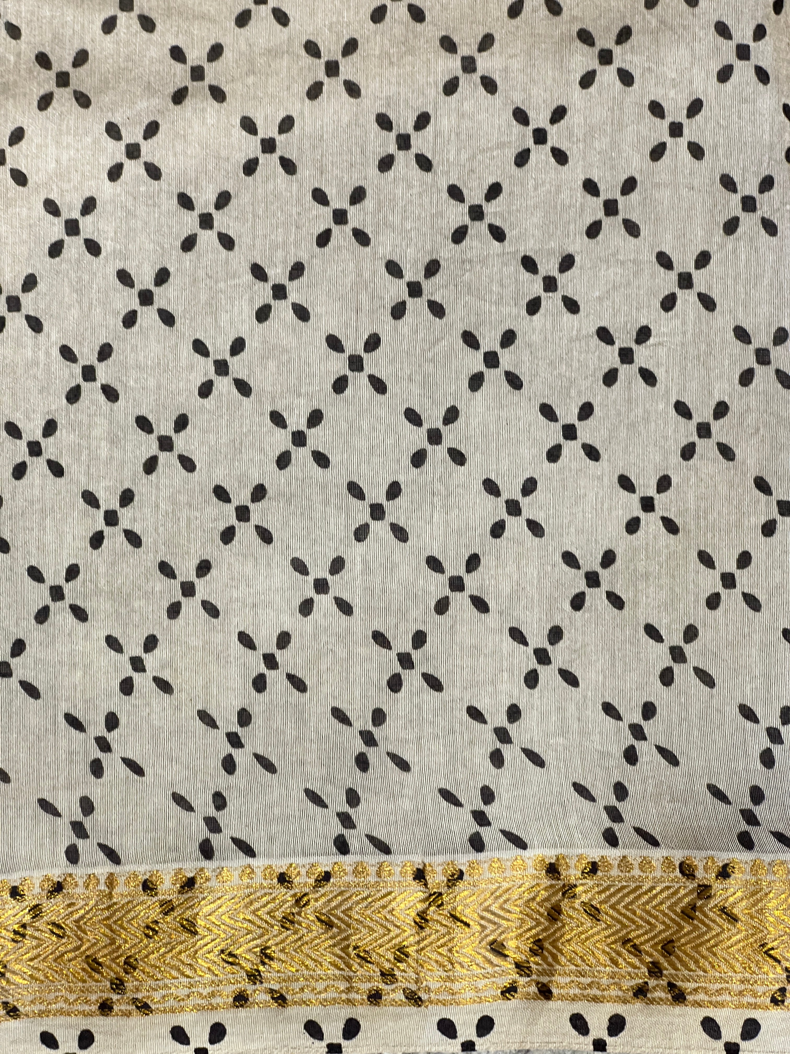 Mangalgiri Border Detailed Chanderi Saree | VFC585