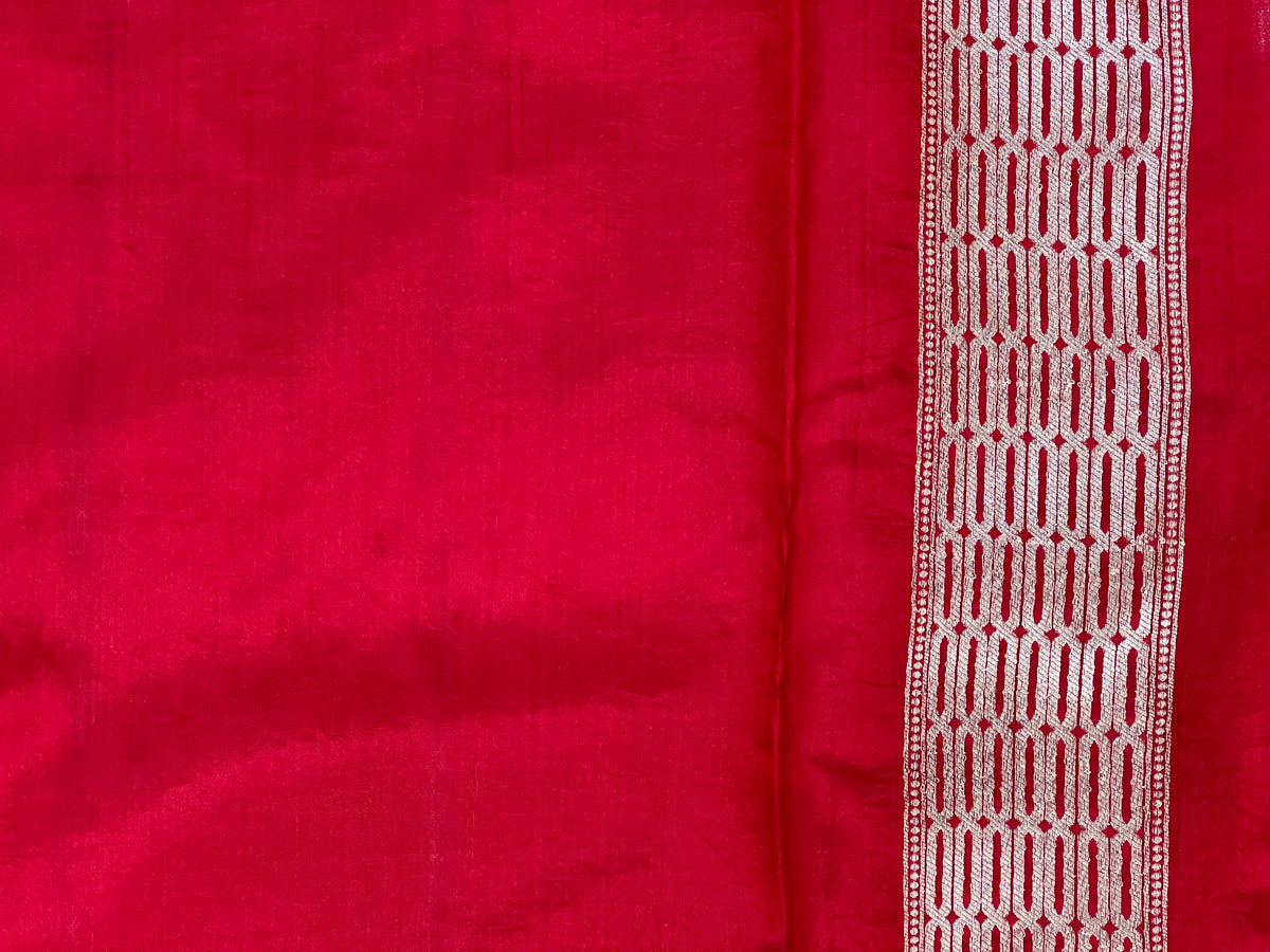 Banarasi Kathan Woven Tussar Saree | GA157