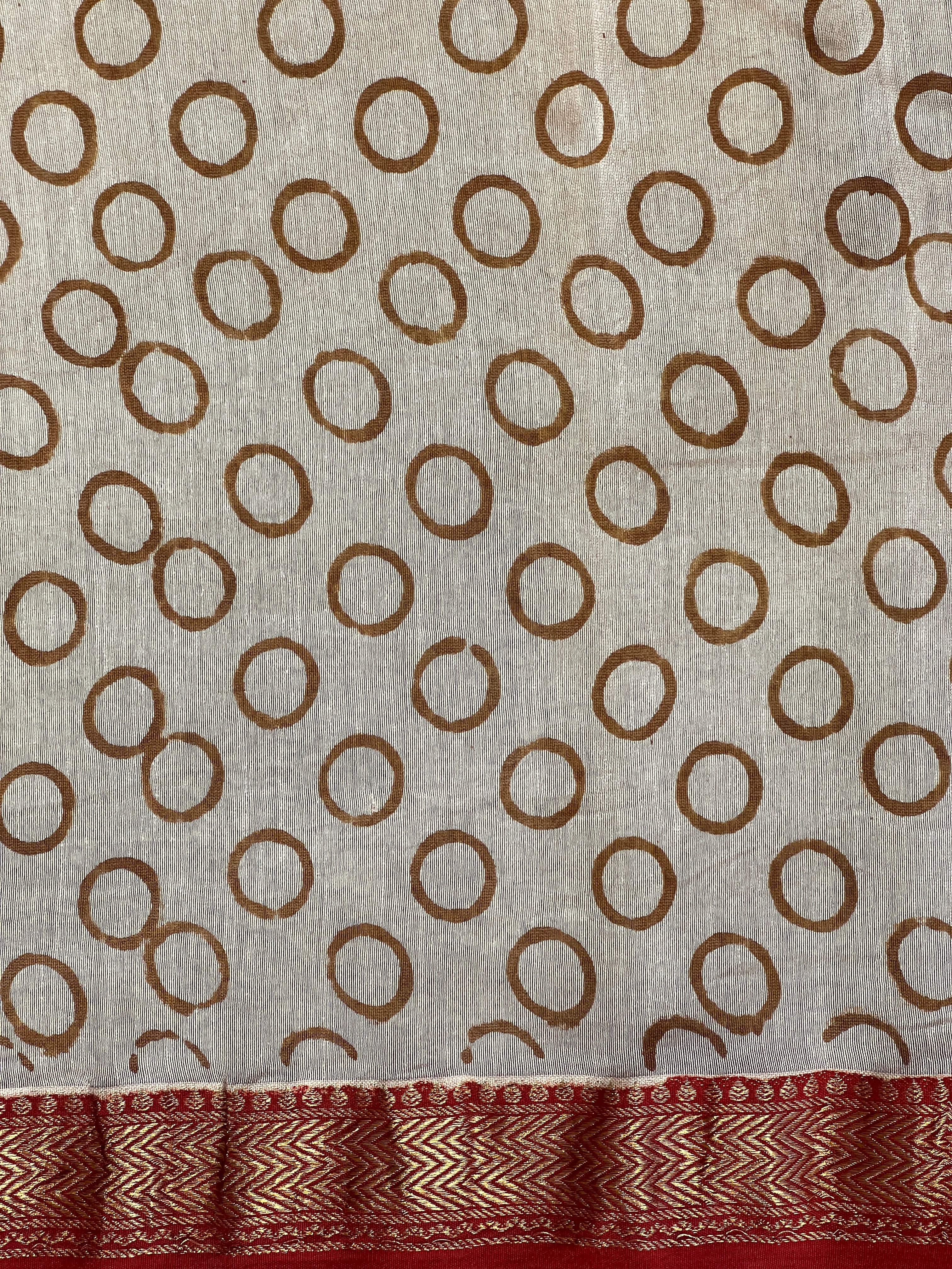 Mangalgiri Border Detailed Chanderi Saree | VFC589