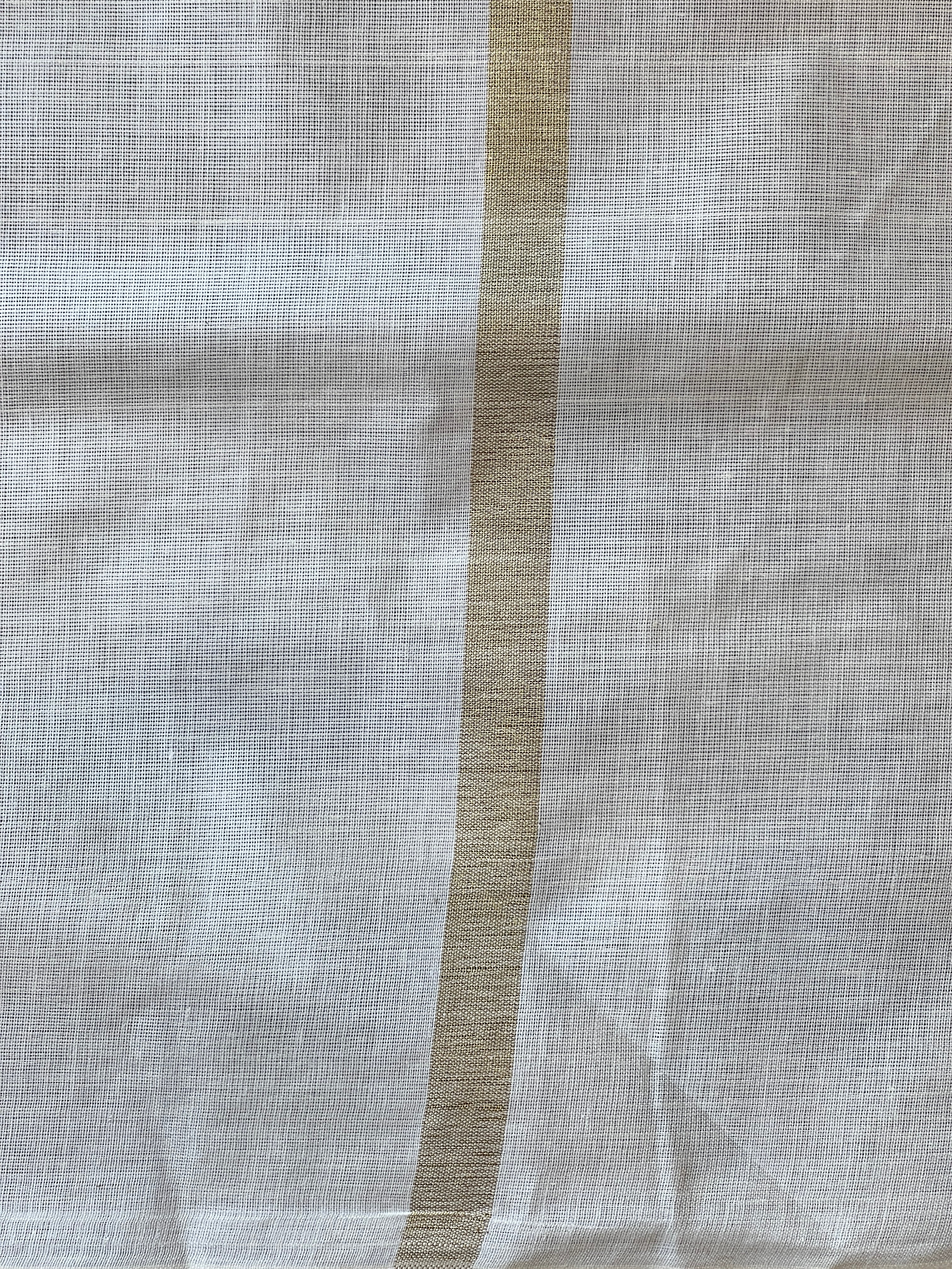 Vertical Line Pattern Kerala Cotton Saree | RLF121