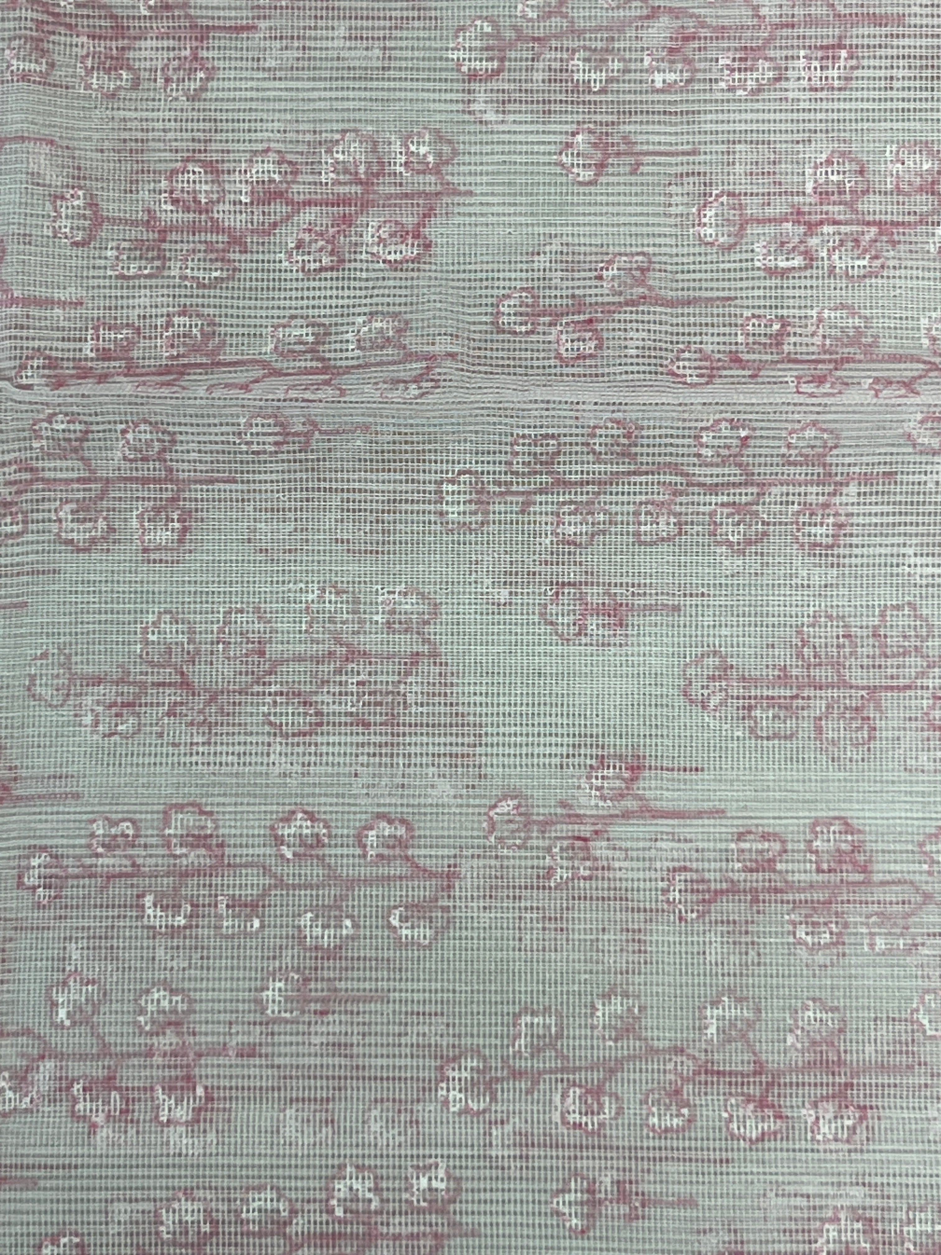 Block Printed Supernet Kota Saree | JSC458