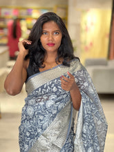 Embroidery Detailed Organza Saree | NN411