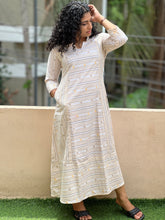 Stripe Weaved Cotton Kurta | GHB122