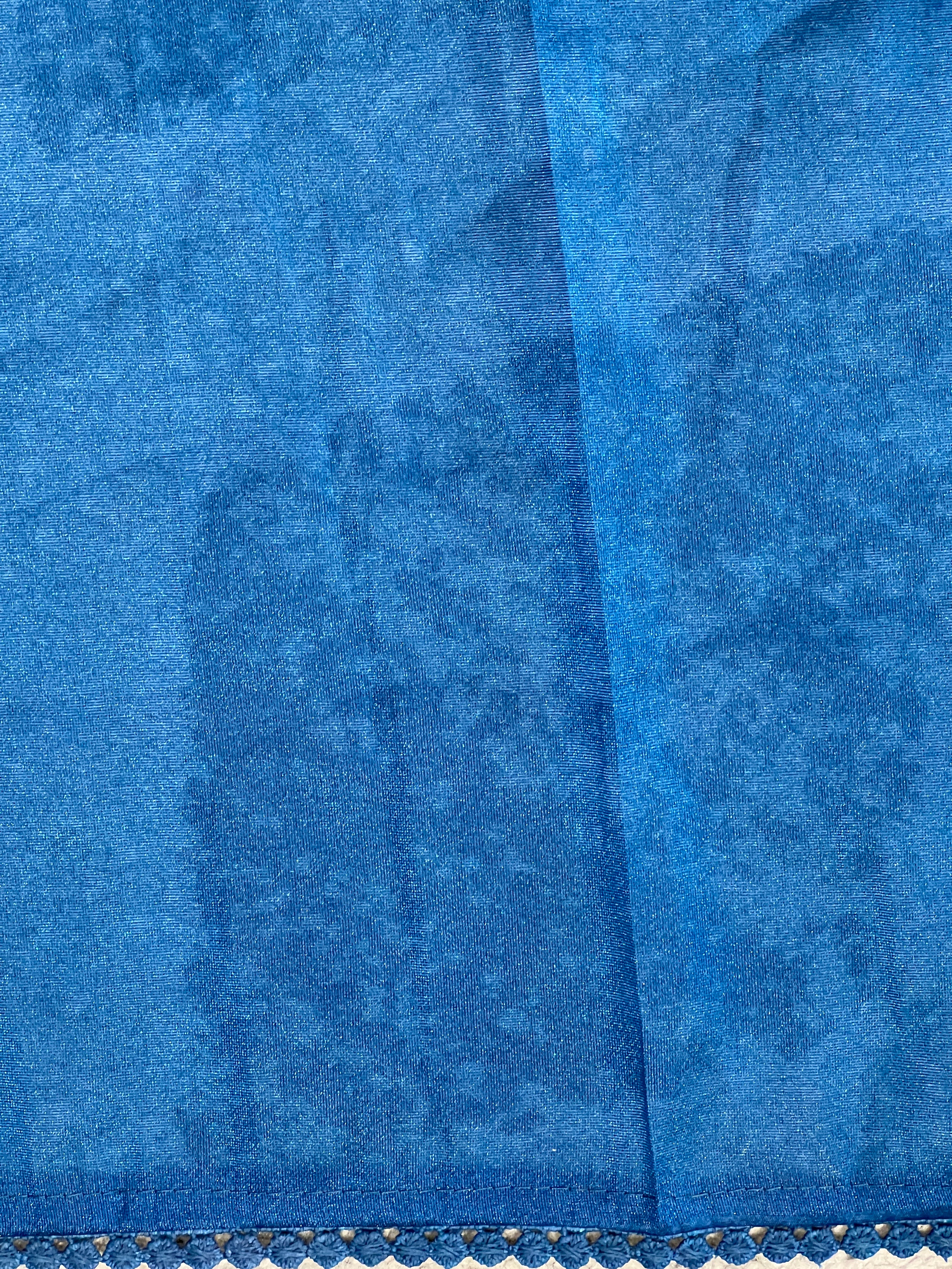 Floral Cross Stitch Embroidered Viscose Organza Saree | BLD1971