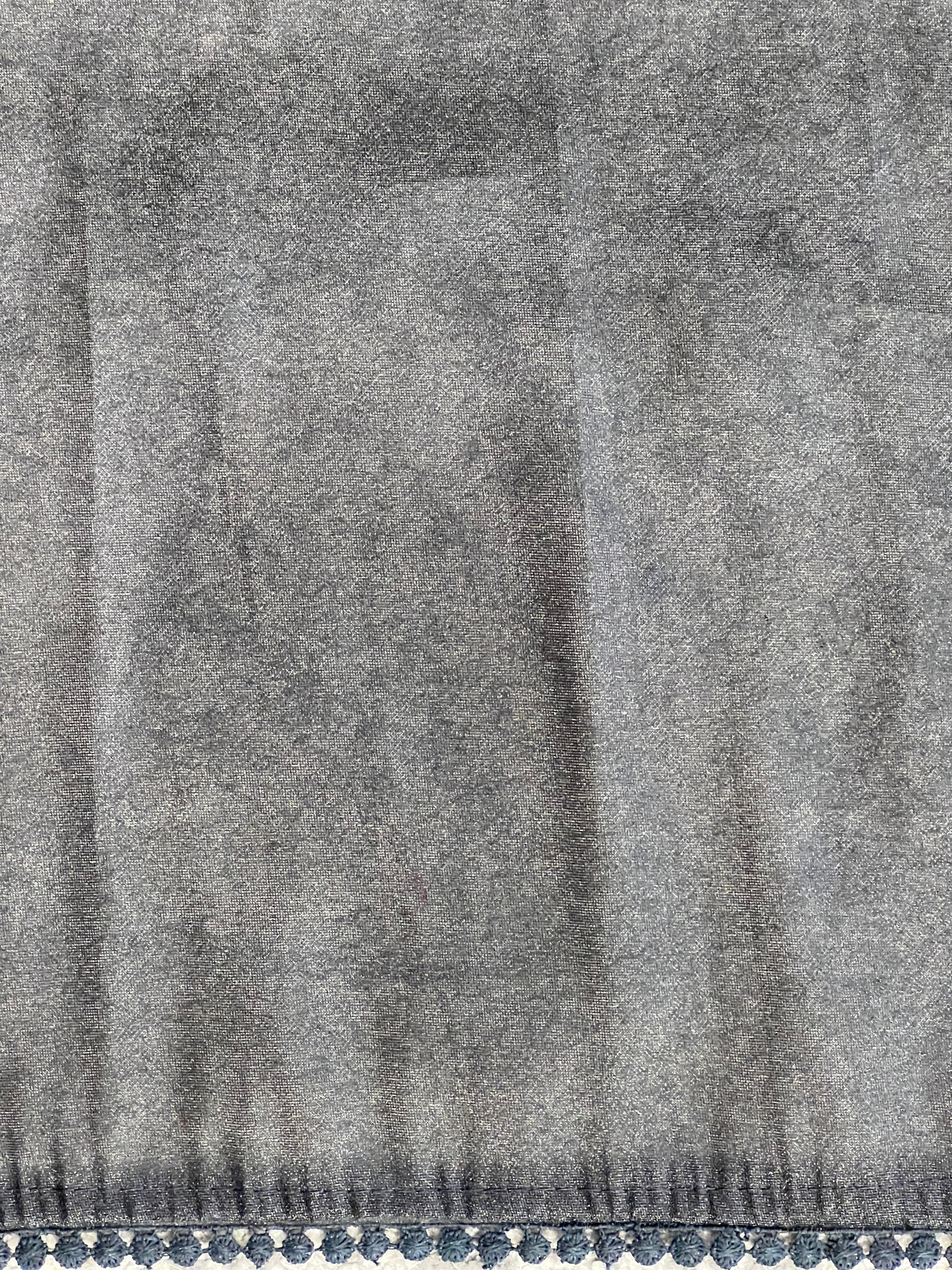 Floral Cross Stitch Embroidered Viscose Organza Saree | BLD1970