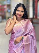 Silver Zari Weaved Banarasi Silk Saree | NN337
