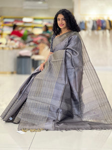 Powerloom Pure Tussar Saree | ACT1189