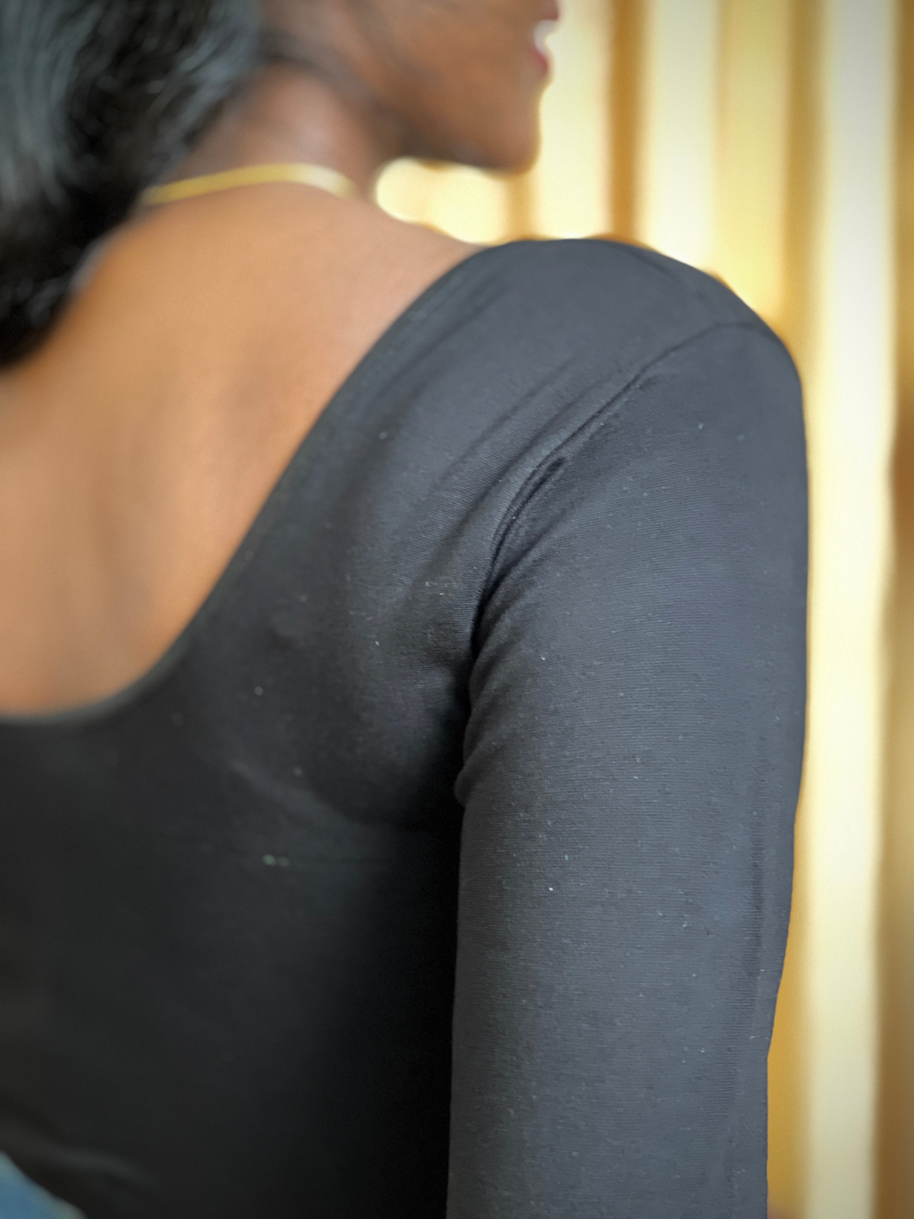Solid Patterned Stretchable Banyan Stitched Blouse | ALA134