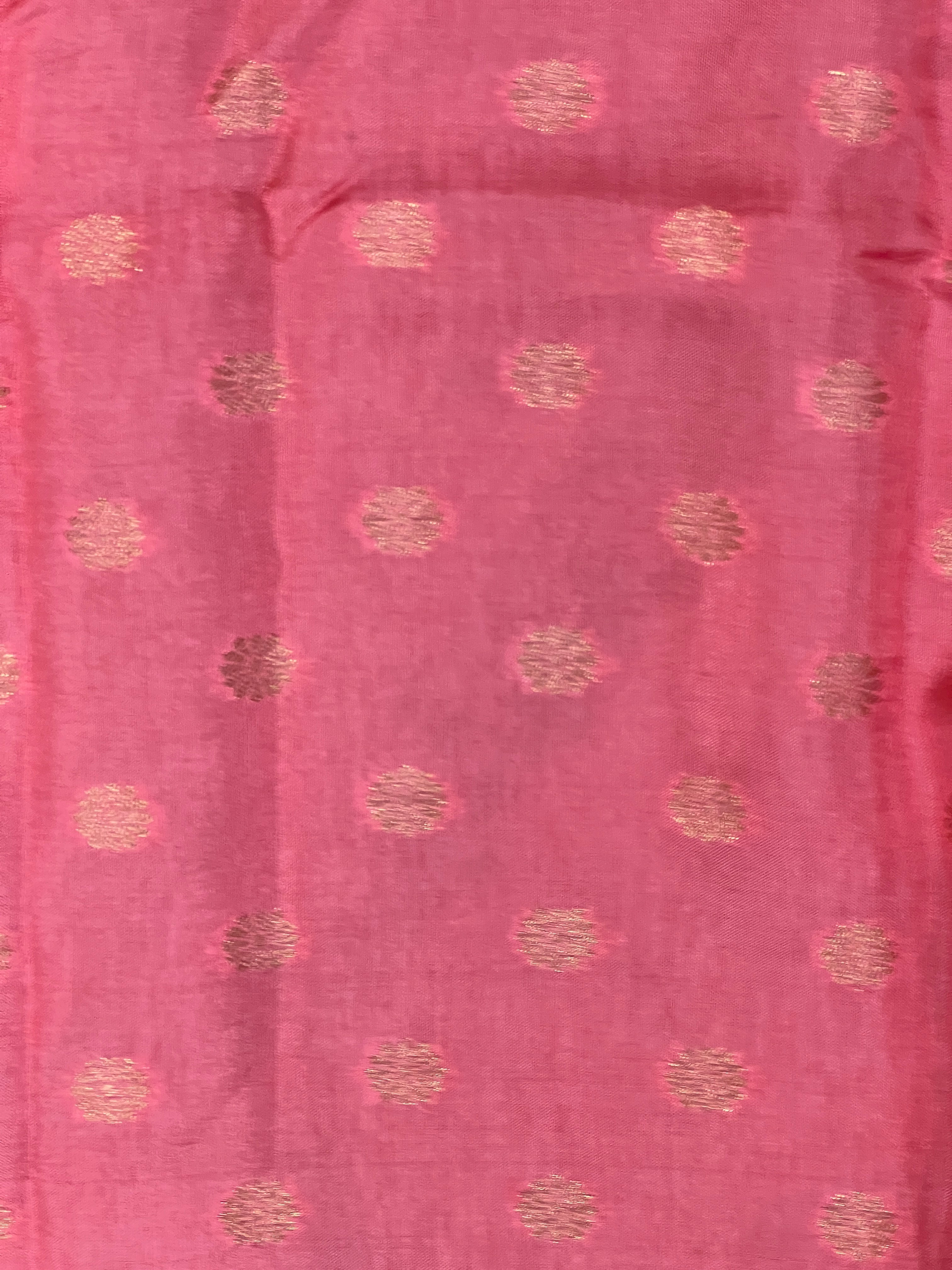 Temple Border Pattern Crape Silk Saree | GOT106
