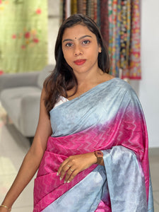 Kantha Weaved Semi Tussar Saree | NHH549
