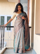 Zari Weaved Semi Silk Saree | TR123