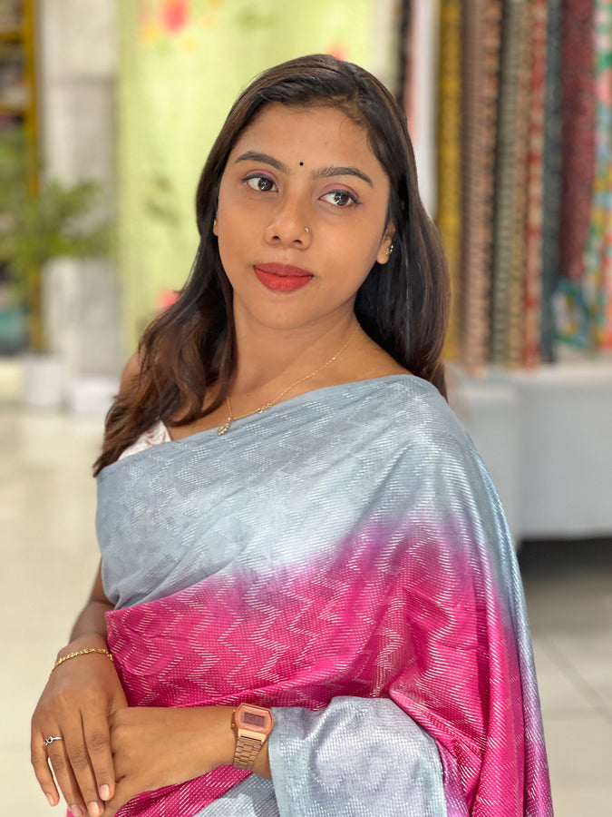 Kantha Weaved Semi Tussar Saree | NHH549