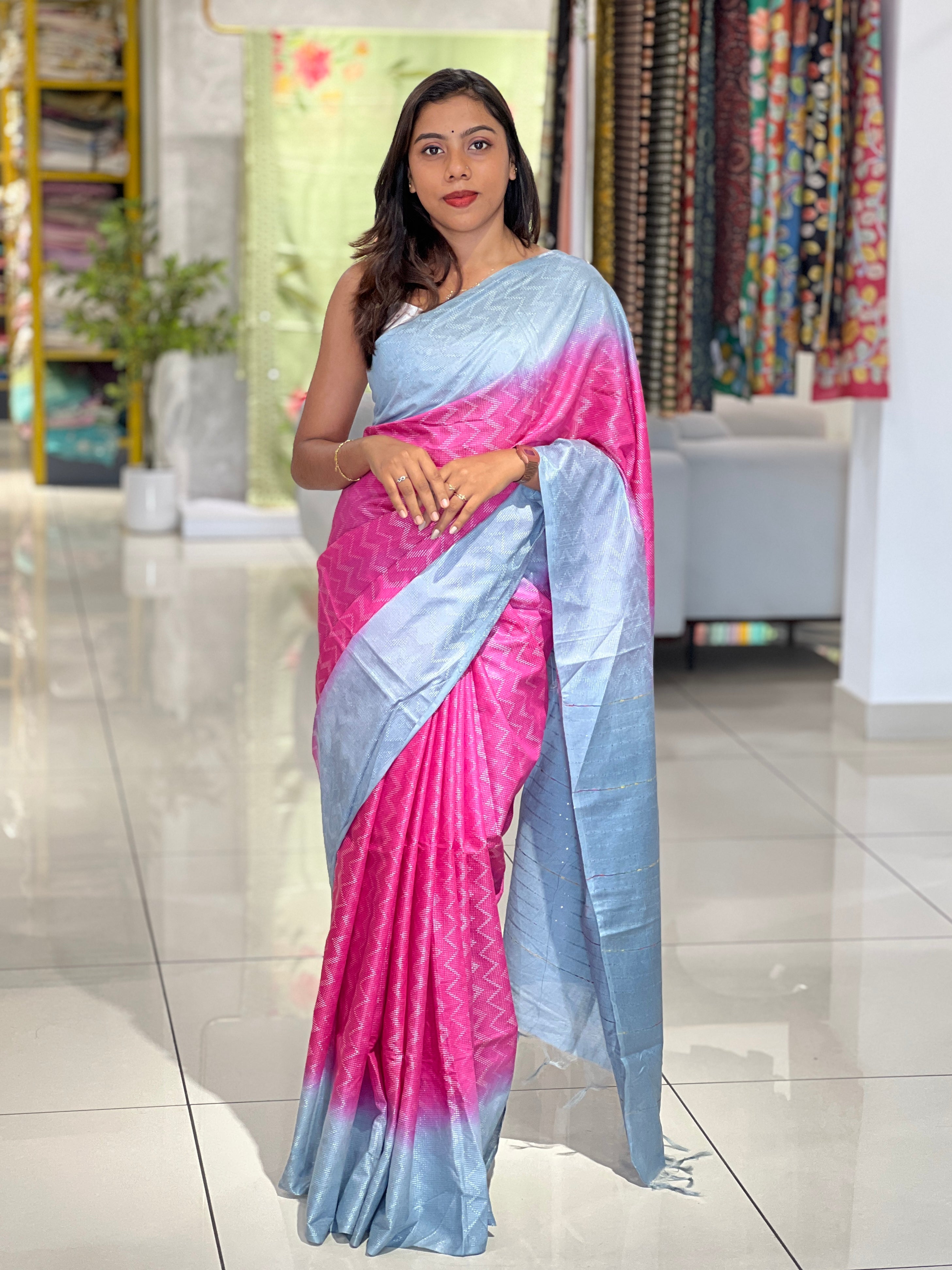 Kantha Weaved Semi Tussar Saree | NHH549