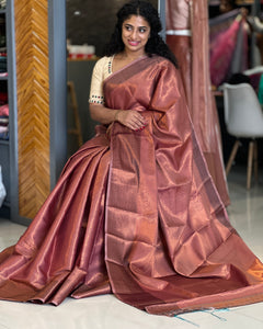 Zari Weaved  Semi Silk Saree | TR125