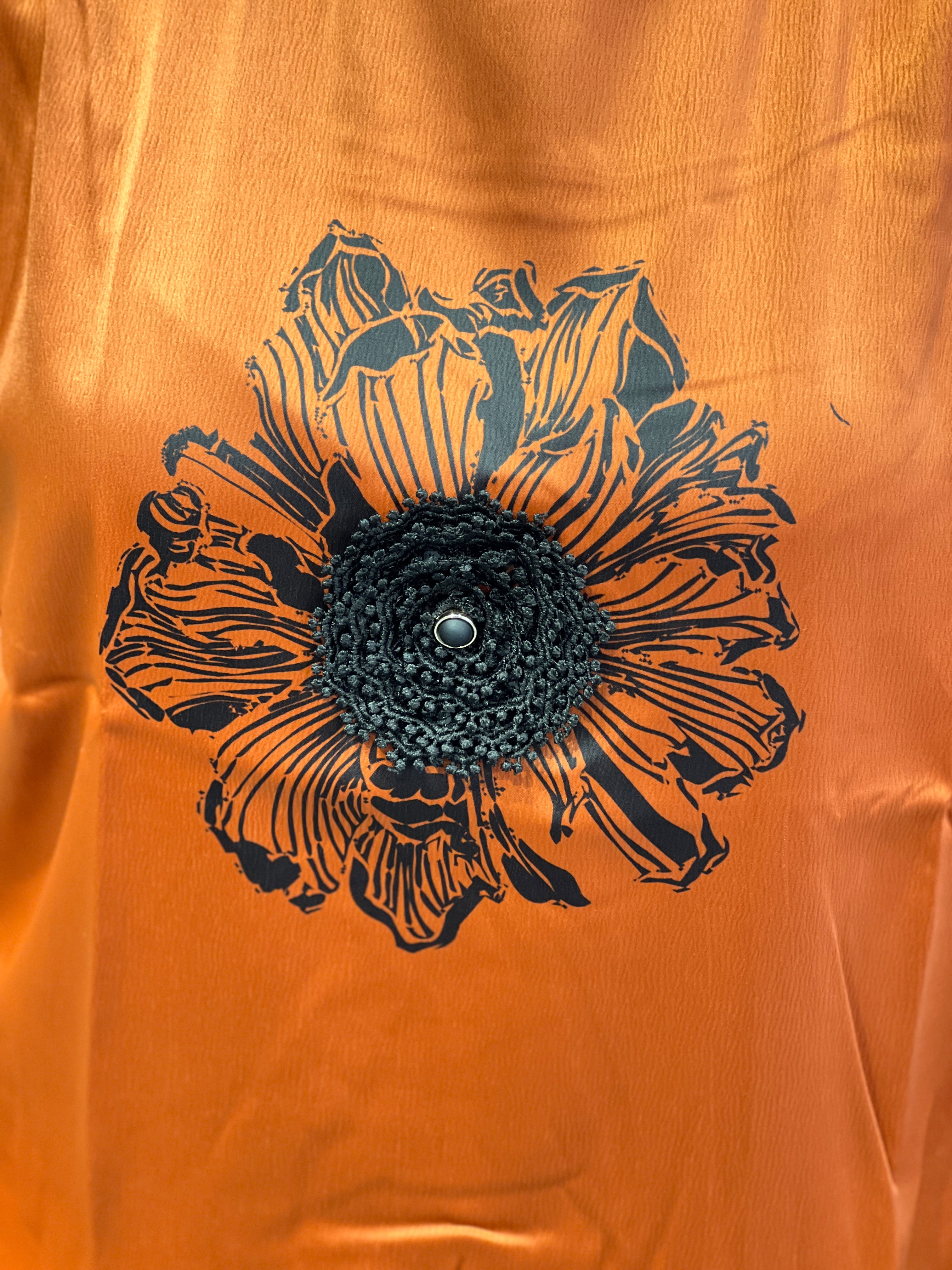 Print With Lace Detailed Muslin Short Kurta | PGI266