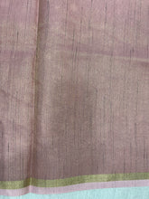Floral Machine Embroidered Semi Tussar Saree | SUN554