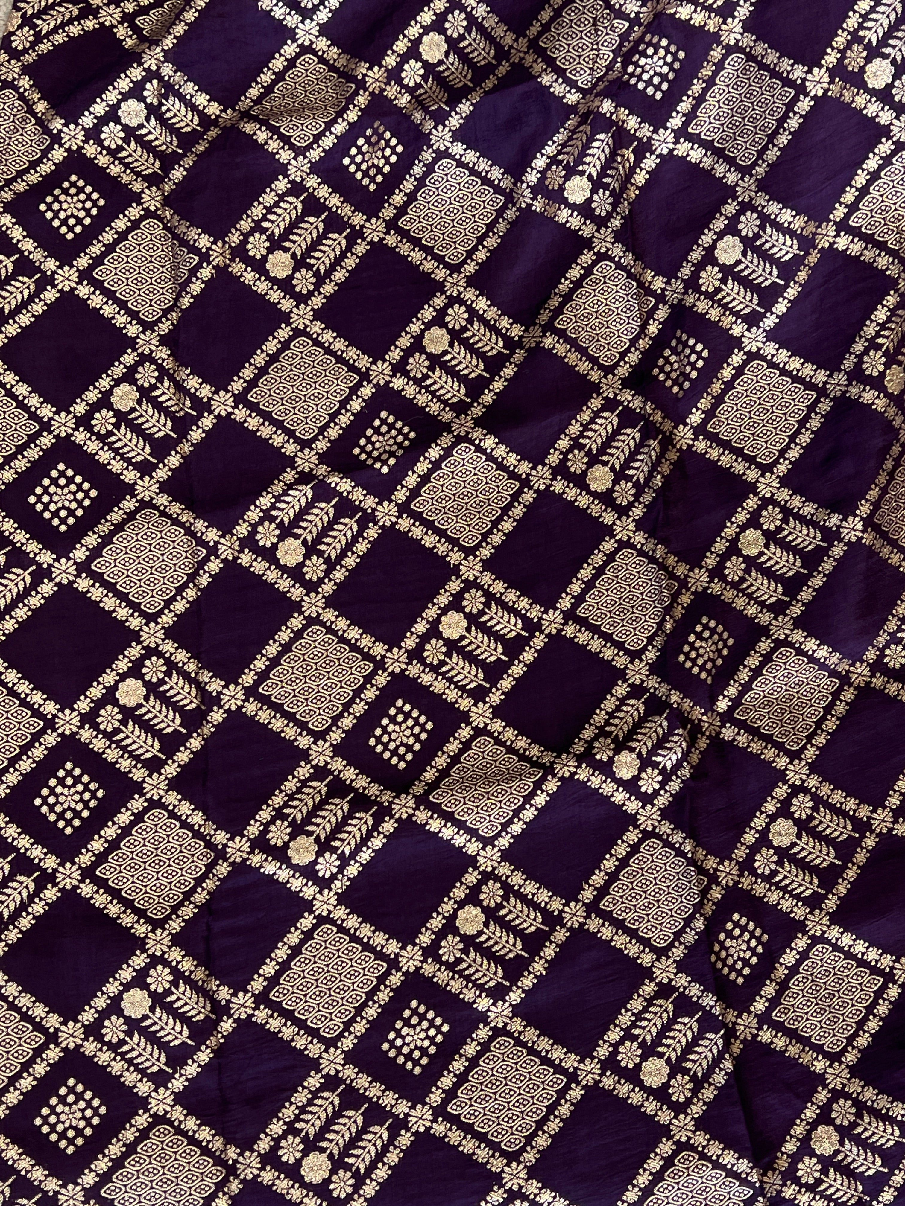 Zari Woven Hosa Silk Saree | HT124
