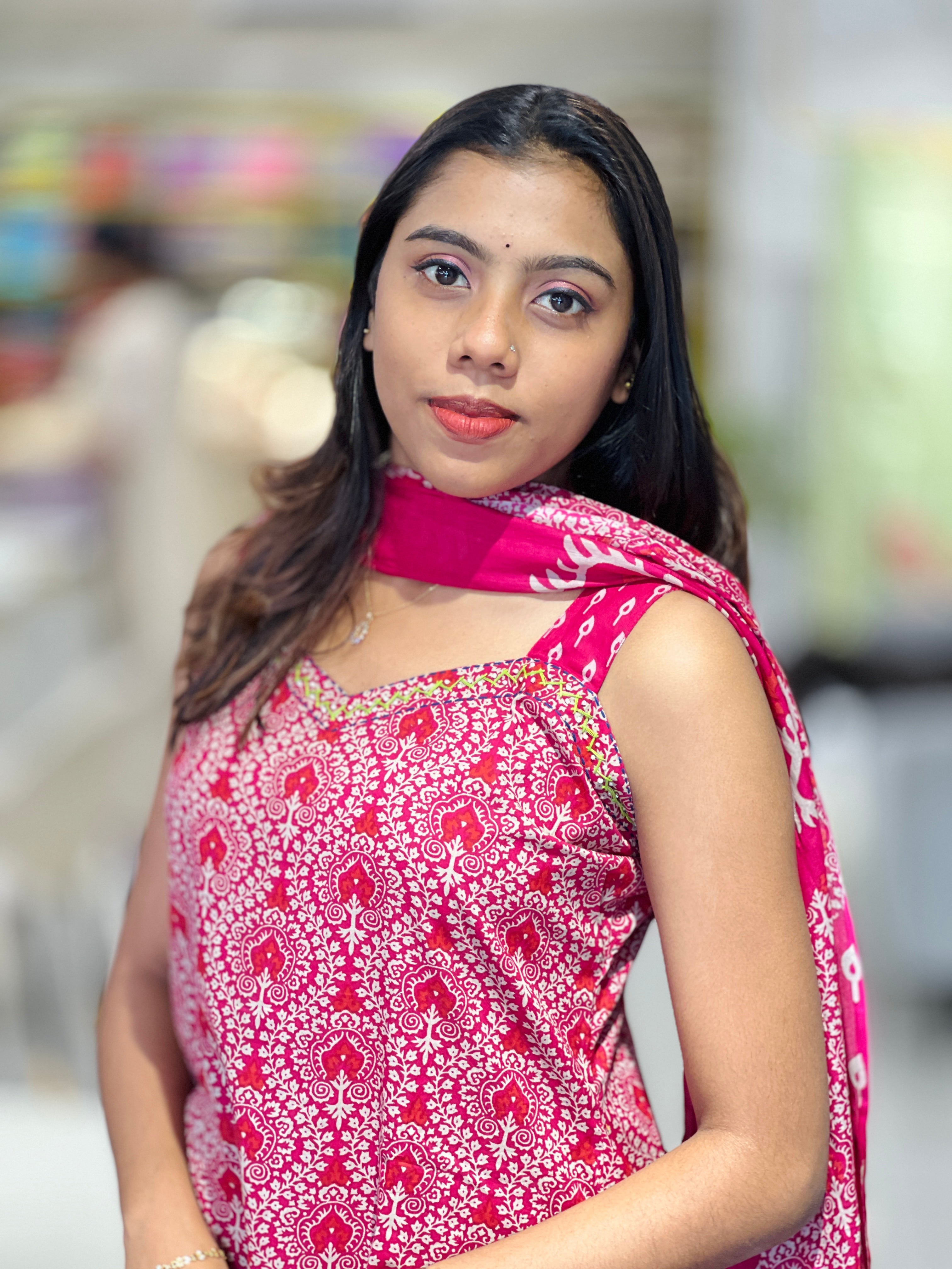 Printed Cotton Kurta Set | IB102