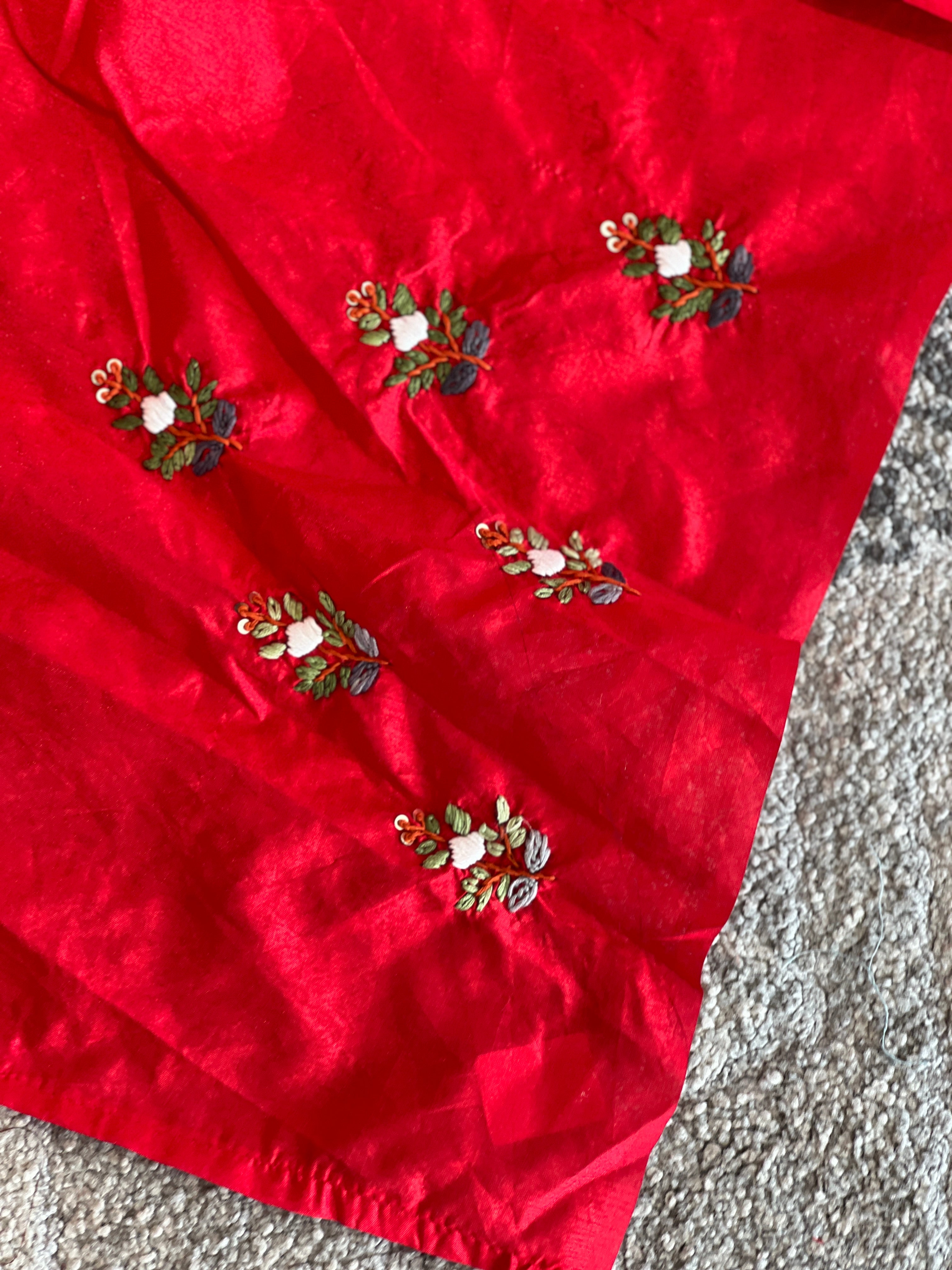 Hand Embroidery Organza Saree | RP642