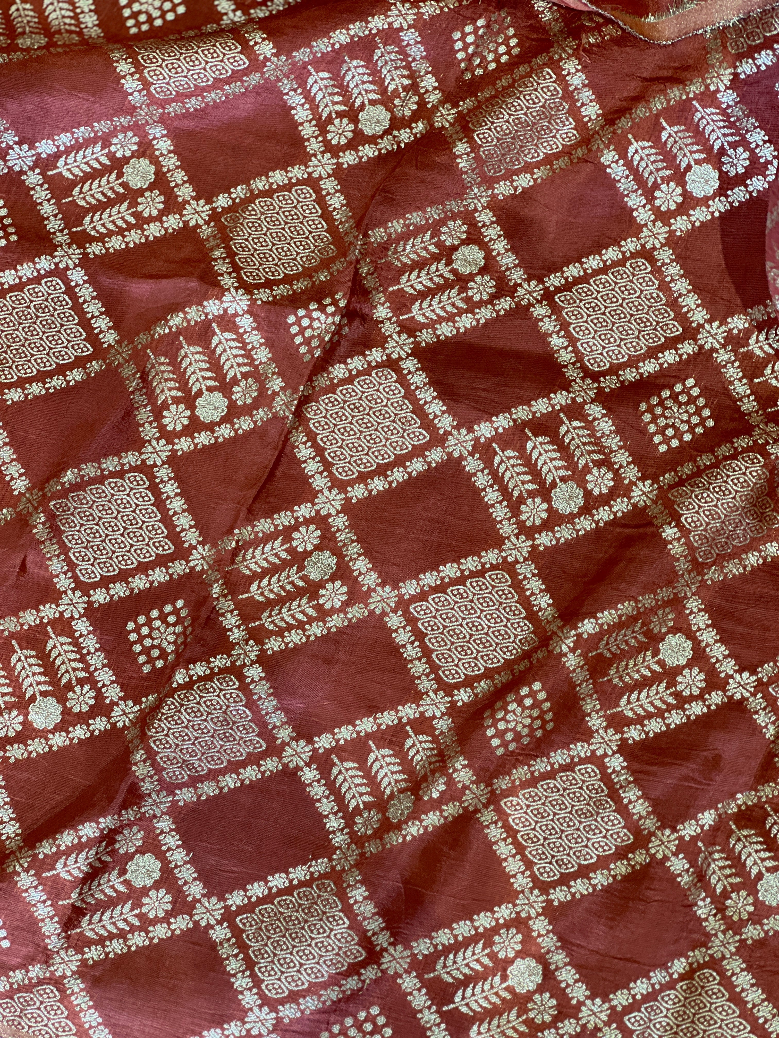 Zari Woven Hosa Silk Saree | HT129