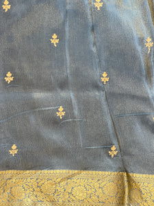 Pitta Work Pattern Tissue Banarasi Saree | SSN150