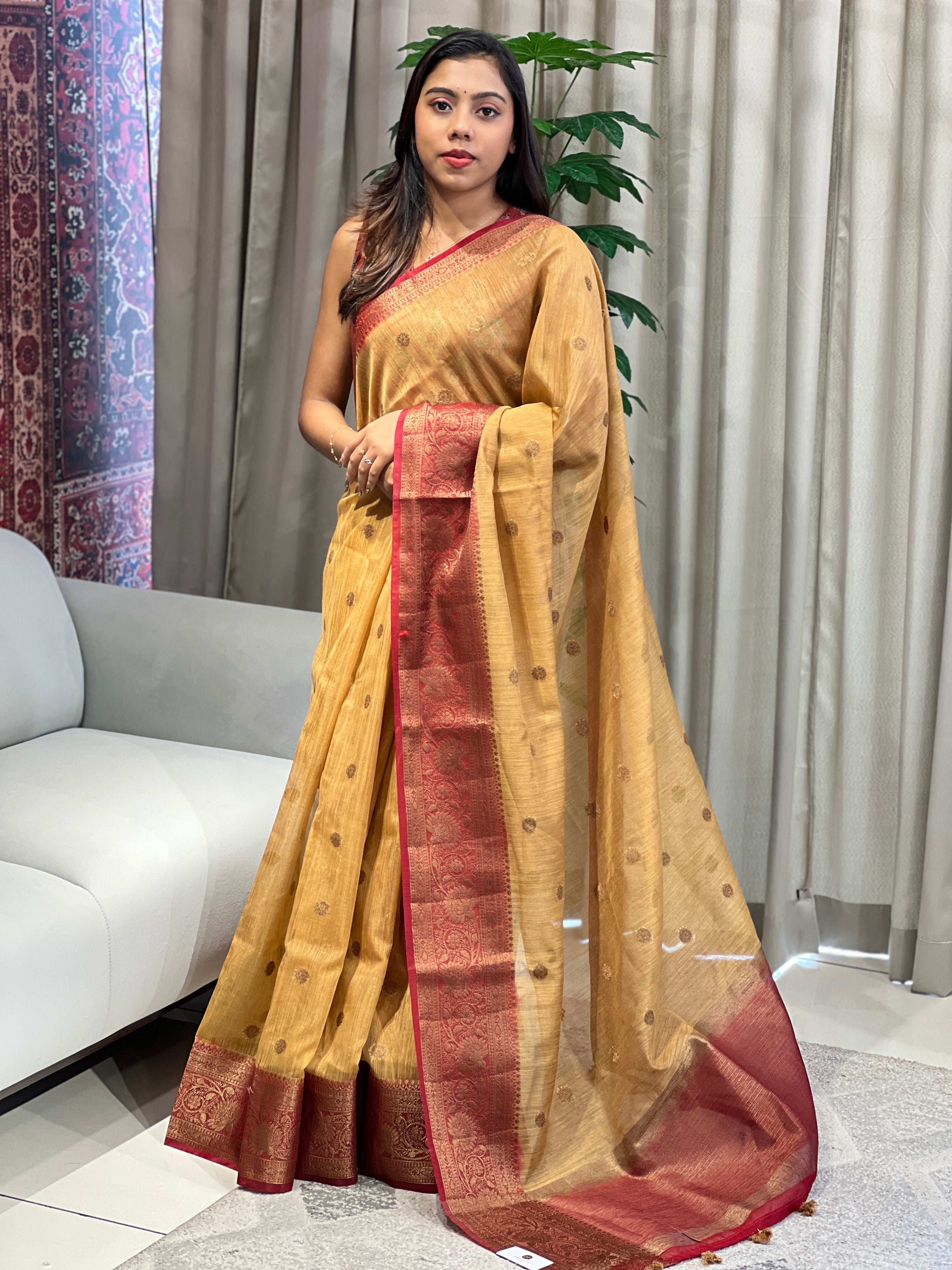 Banarasi Woven Cotton Silk Saree | YNG1080