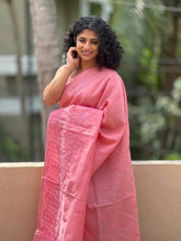 Semi Silk Tussar Saree With Paisley Design | ACT976