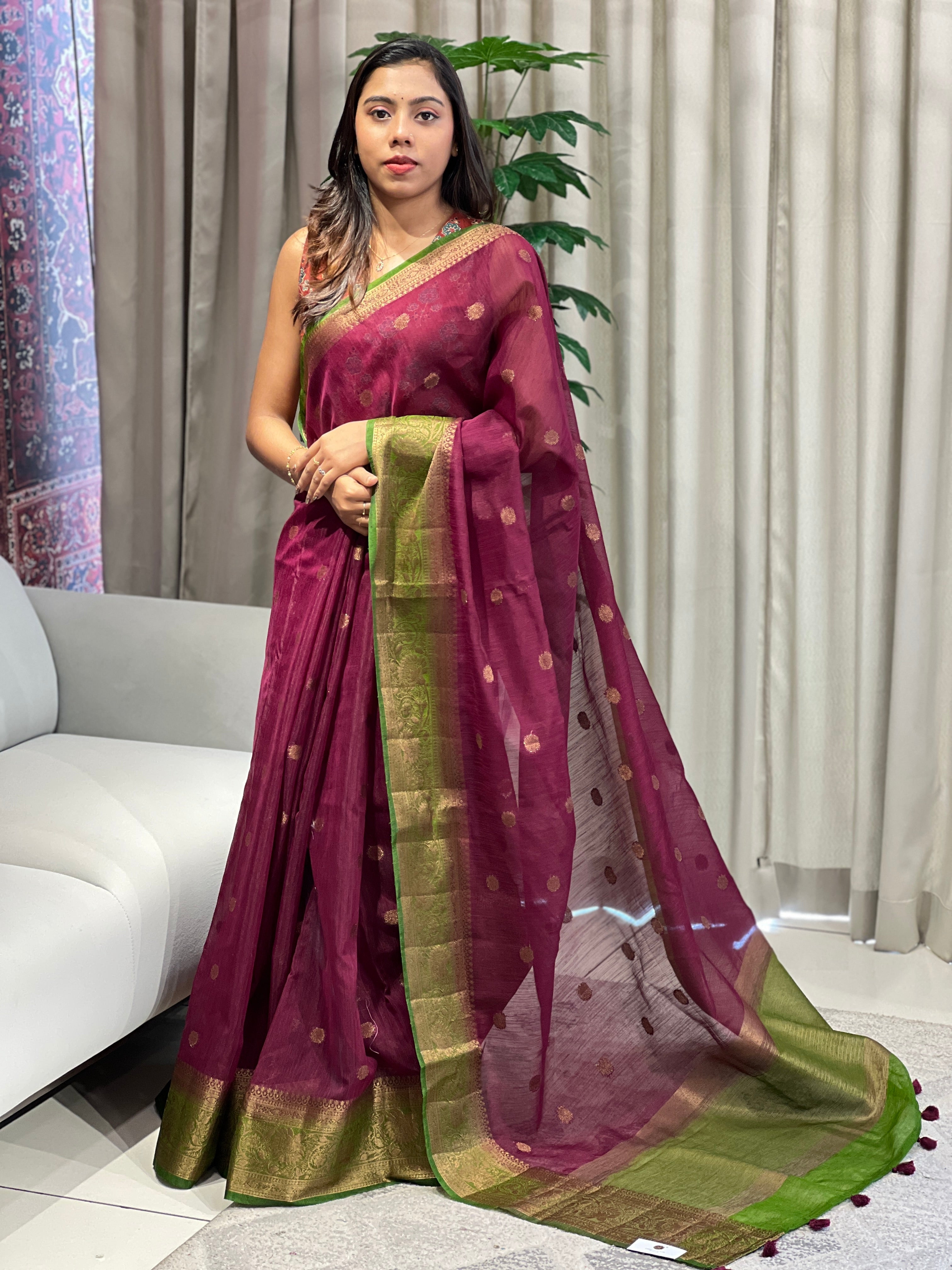 Banarasi Woven Cotton Silk Saree | YNG1081
