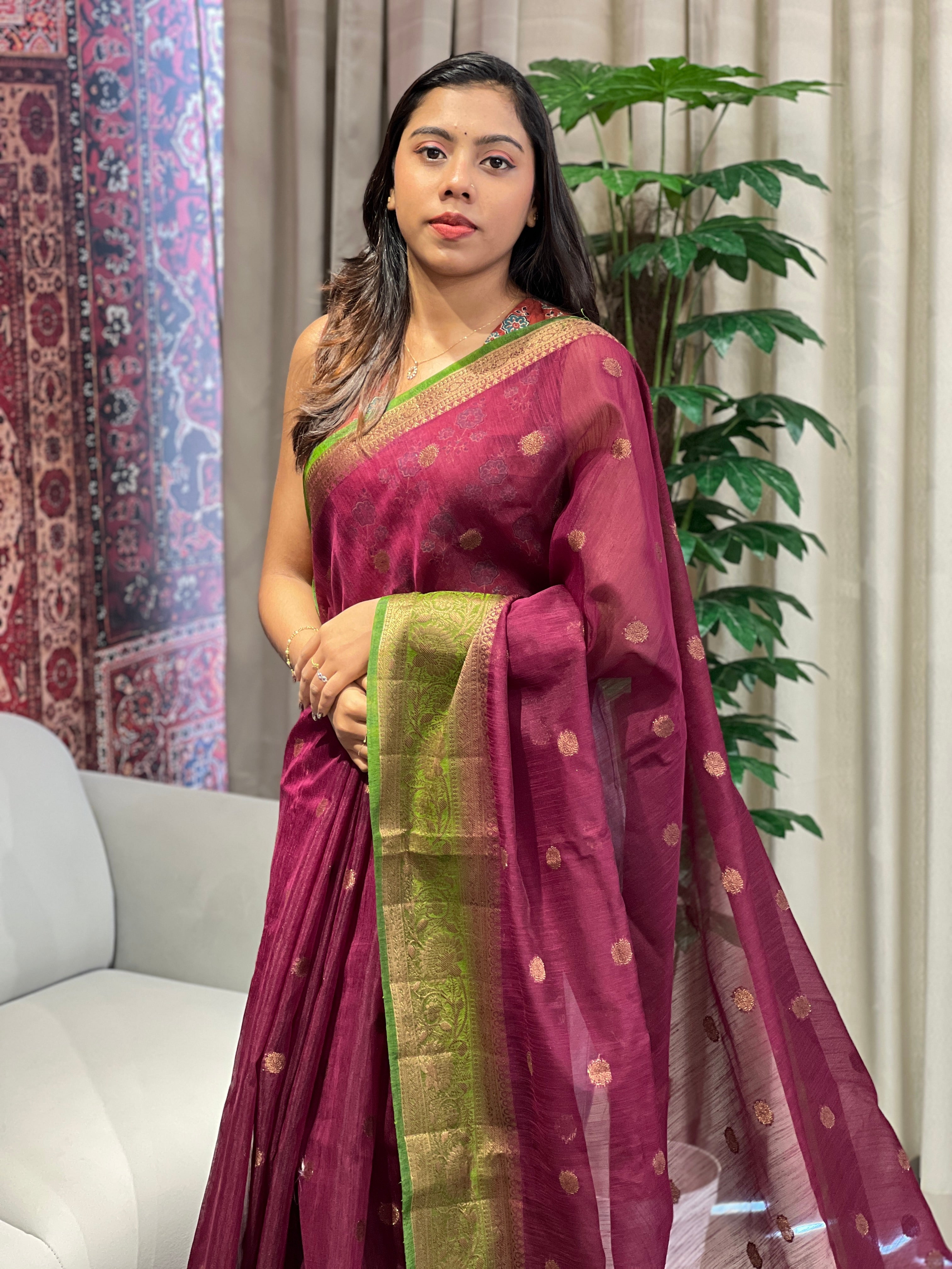 Banarasi Woven Cotton Silk Saree | YNG1081