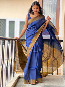 Traditional Motif Semi Silk Saree | SRI102