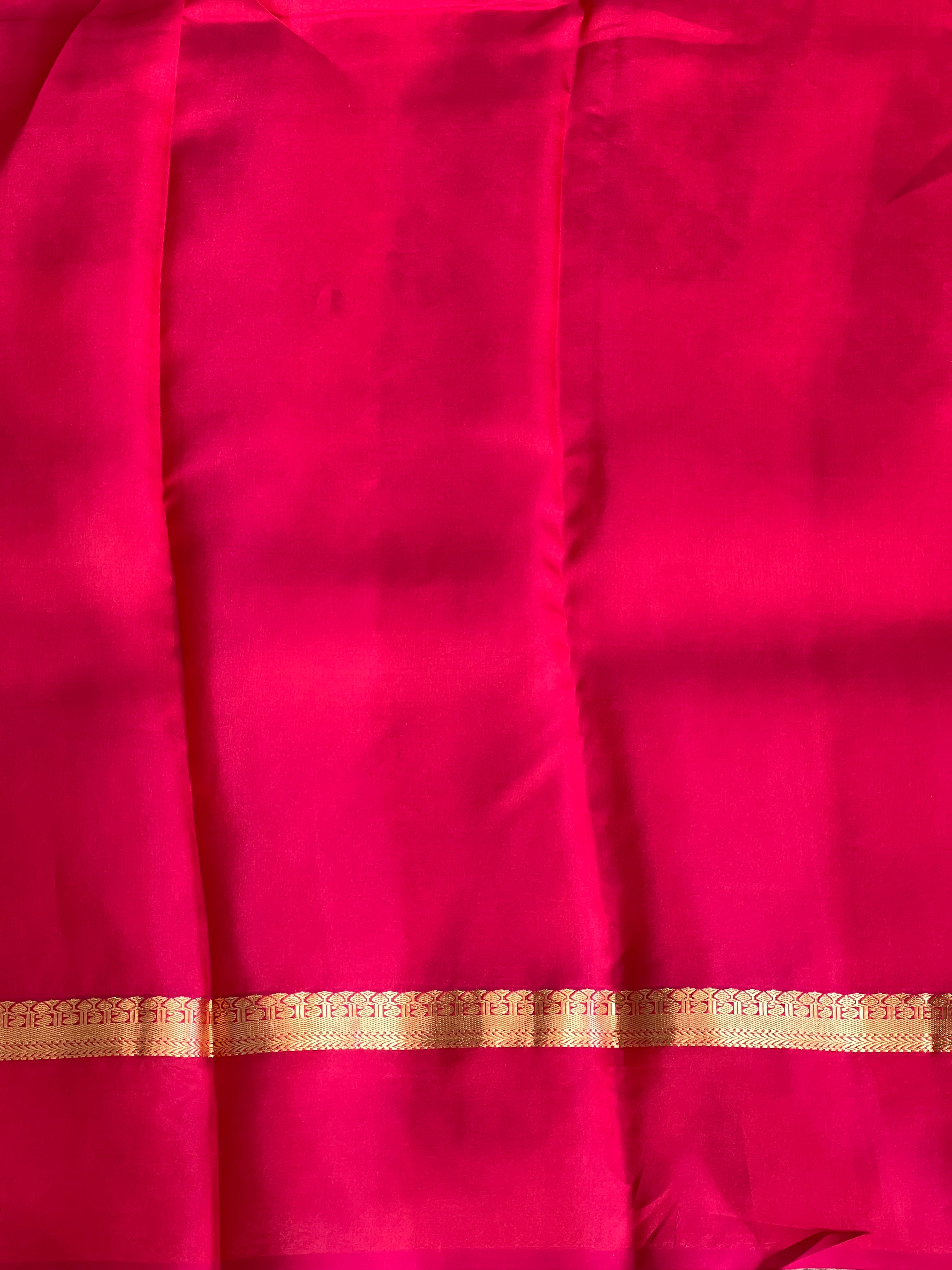 Golden Zari Buta Woven Soft Silk Saree | SMT230