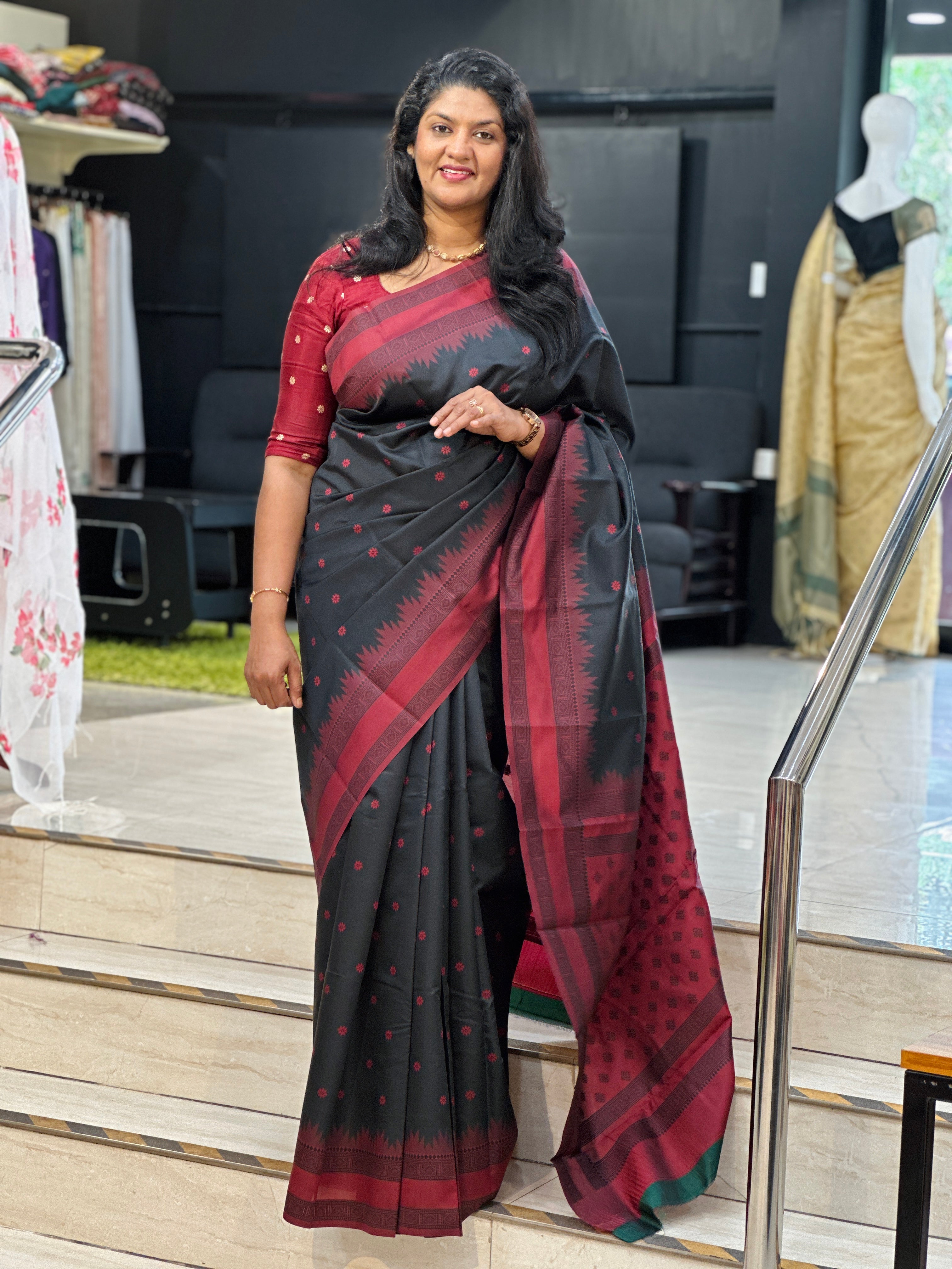 Thread Woven Semi Soft Silk Saree | RLF165