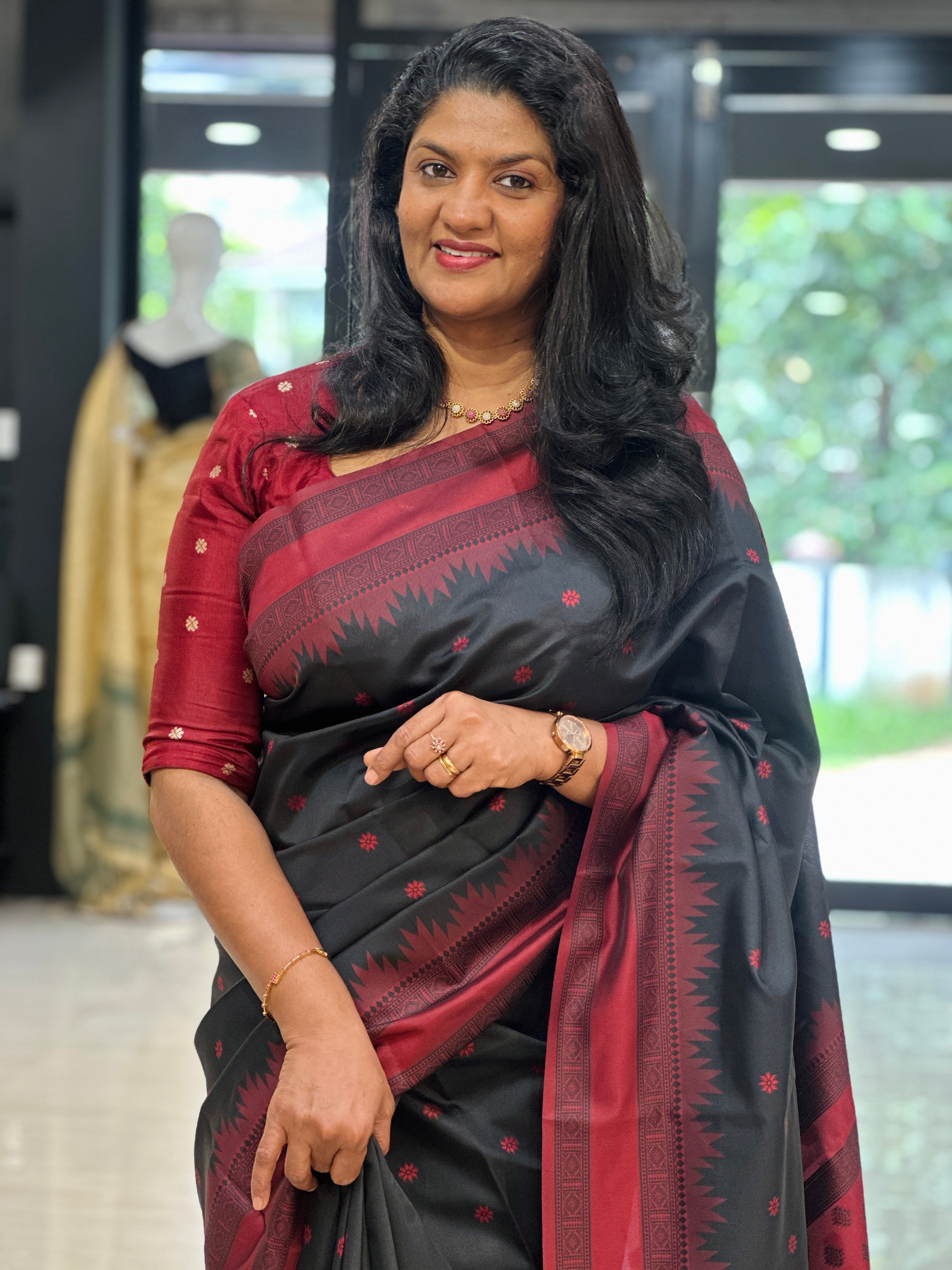 Thread Woven Semi Soft Silk Saree | RLF165