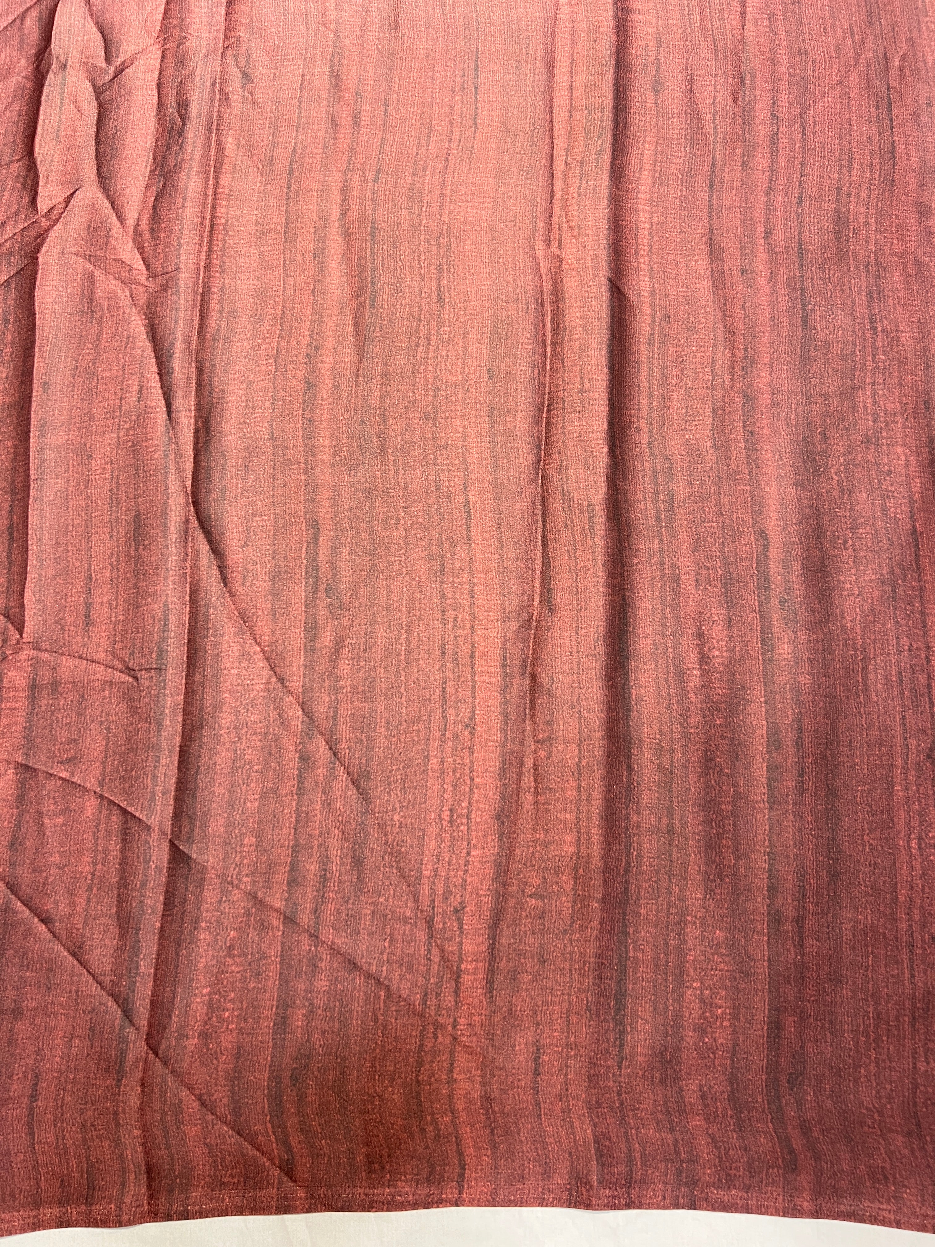 Ajrakh Printed Semi Modal Saree | SSN338