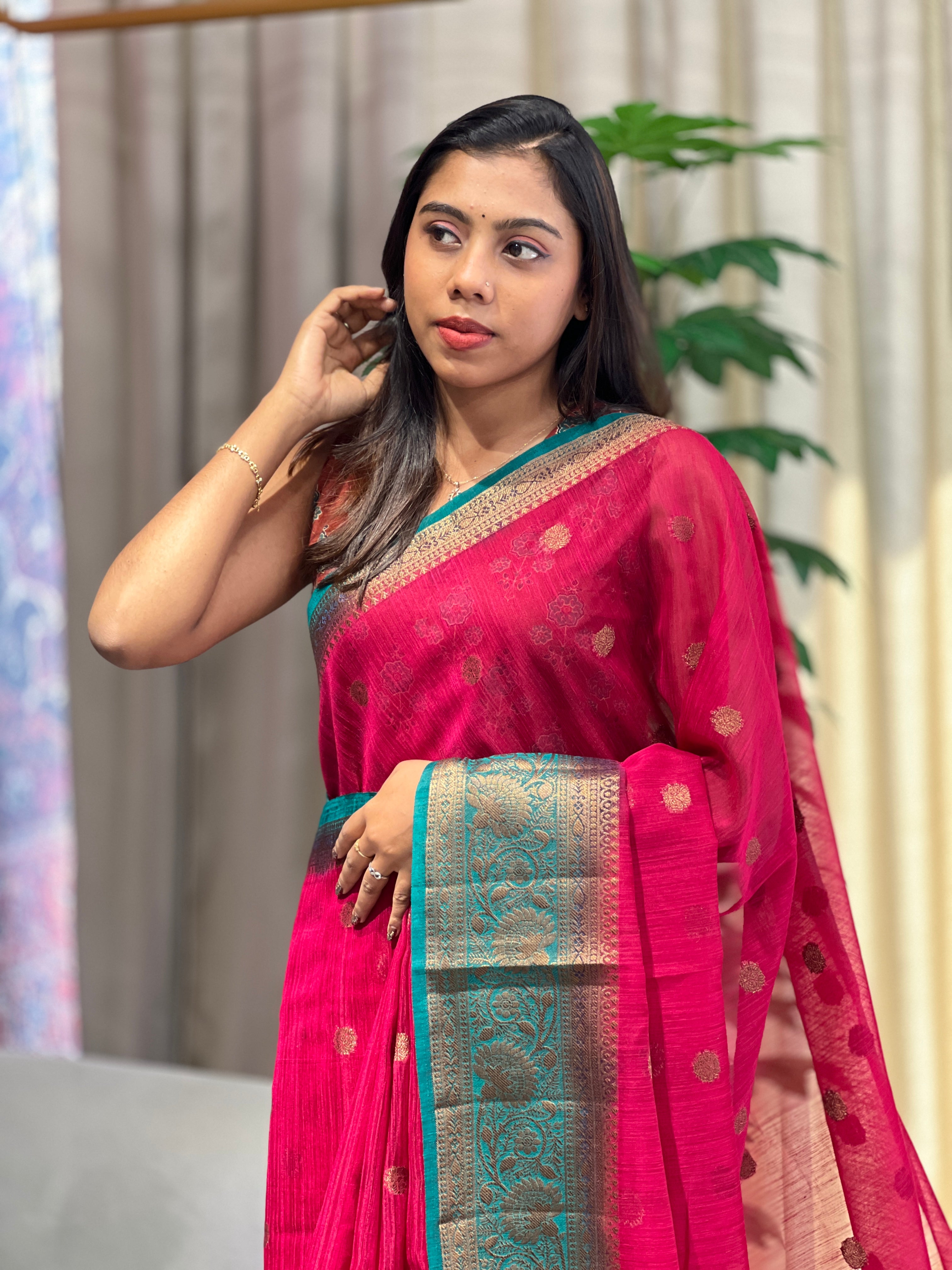 Banarasi Woven Cotton Silk Saree | YNG1074