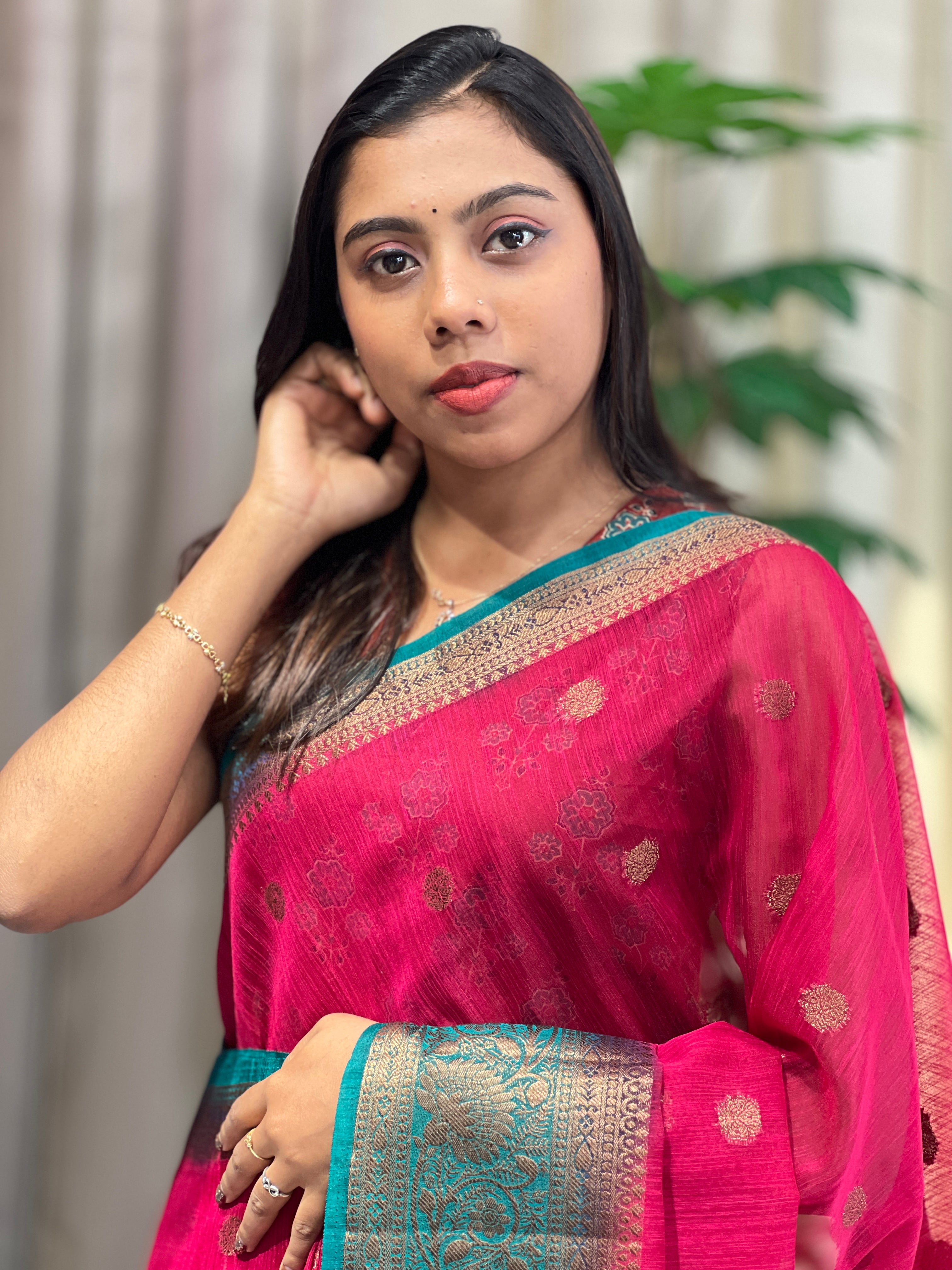 Banarasi Woven Cotton Silk Saree | YNG1074