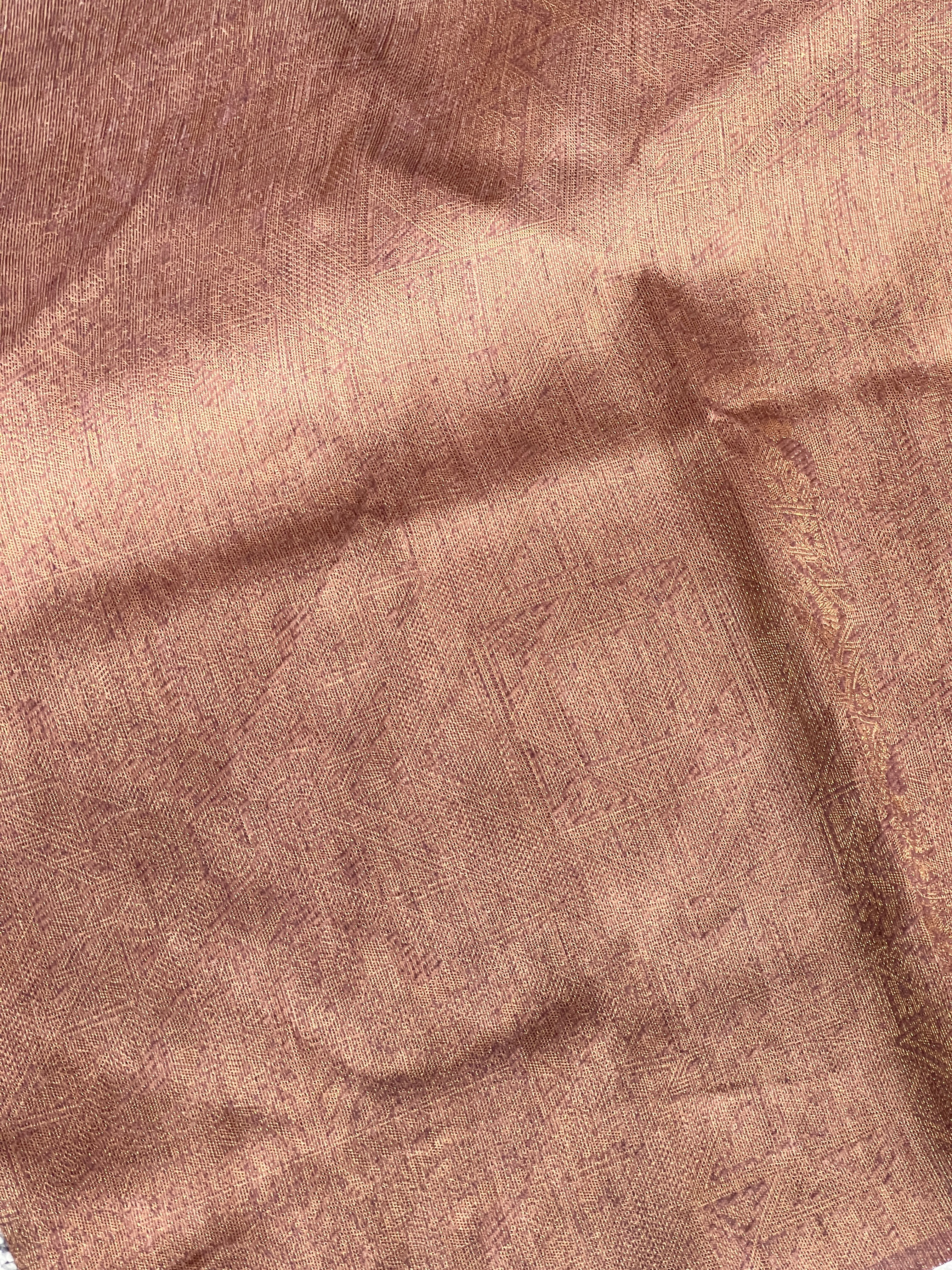 Geometric Patterned Cotton Silk Saree | YNG1086