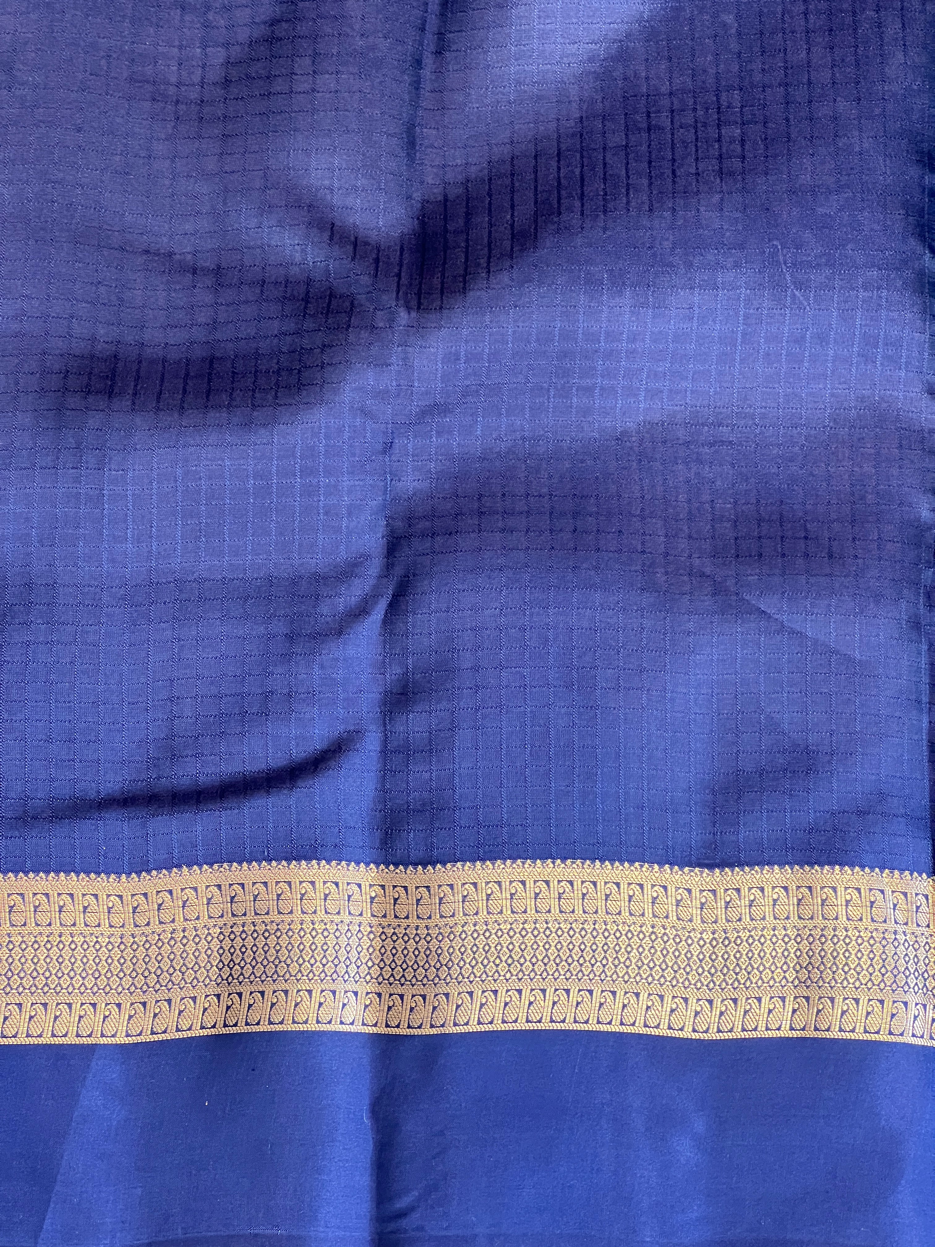 Golden Zari Woven Soft Silk Saree | SMT214