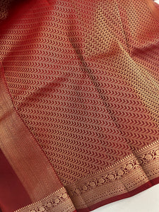 Traditional Buta Weaved Silk Saree | CRC119