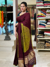 Tie & Dye Patterned Modal Silk Saree | JT180