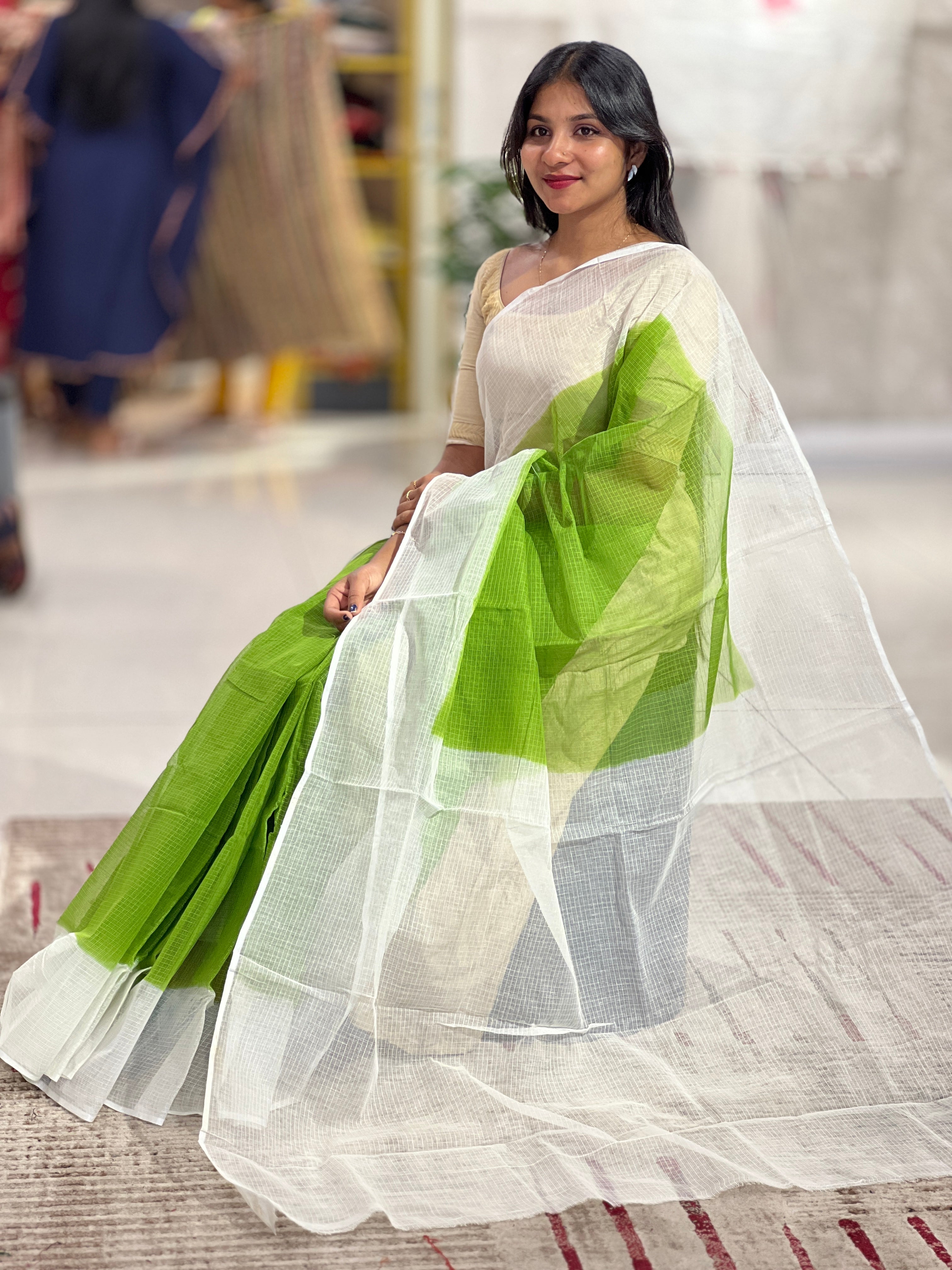 Double Shaded Check Kota Saree | RK288