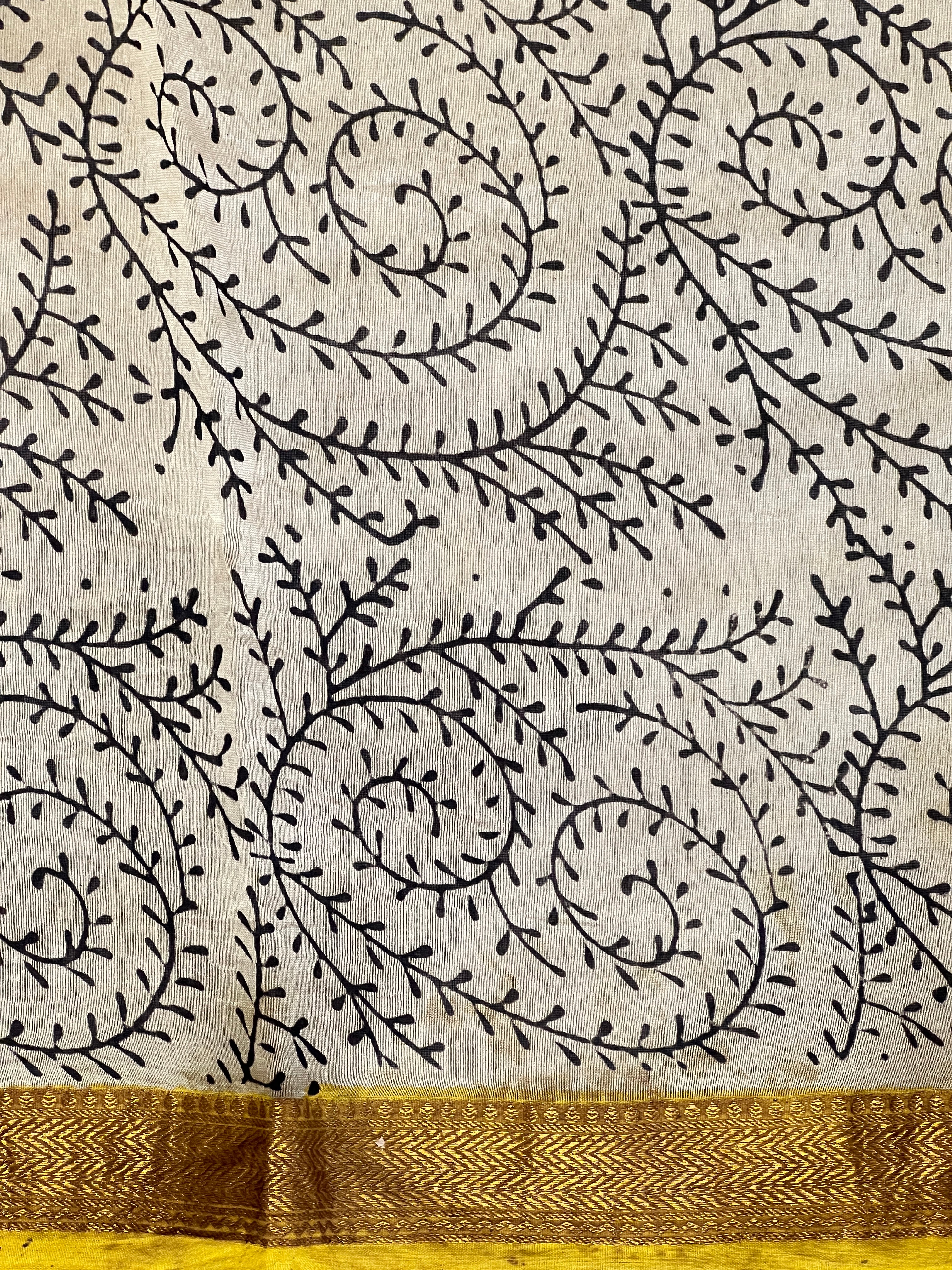 Mangalgiri Border Detailed Chanderi Saree | VFC595