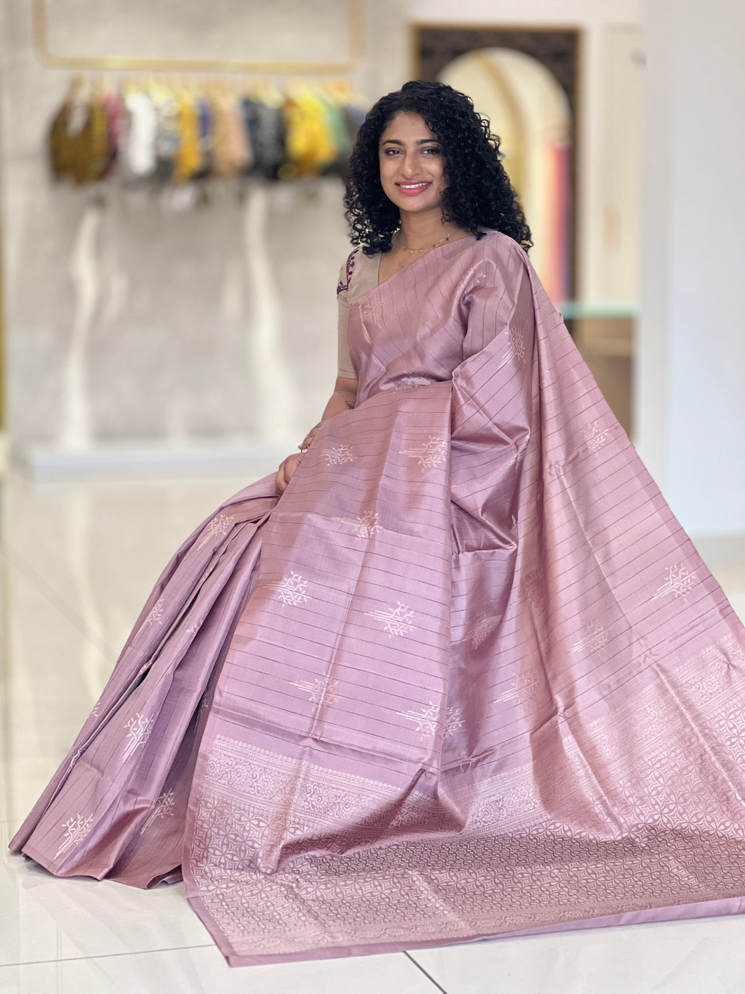 Thread Weaving Soft Silk Saree | TT156