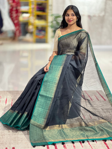 Banarasi Weaved Semi Geecha Saree | YNG515