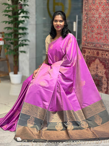 Buta Weaving Pattern Semi Silk Saree |  PRS198